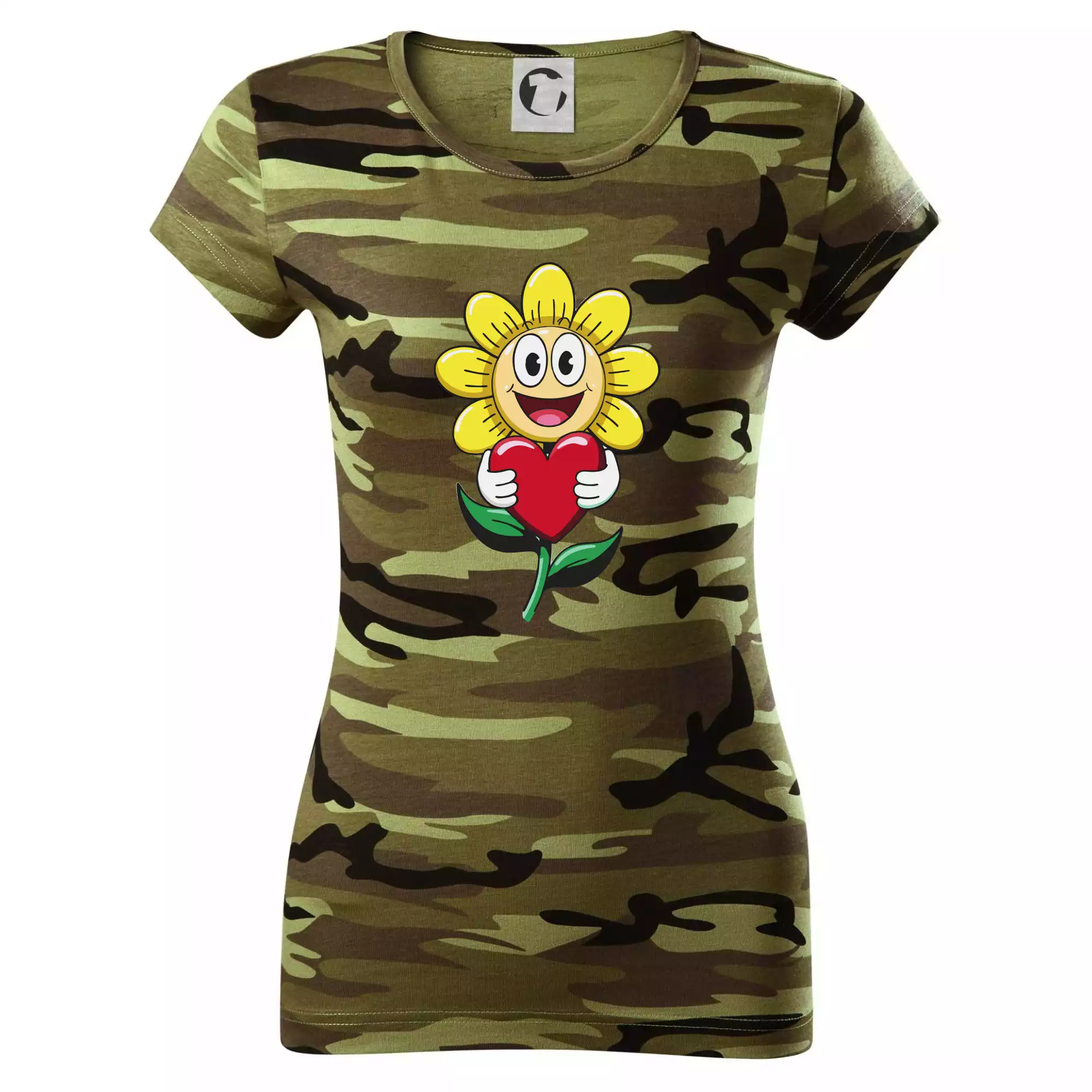 Parové triko - Včela a květina