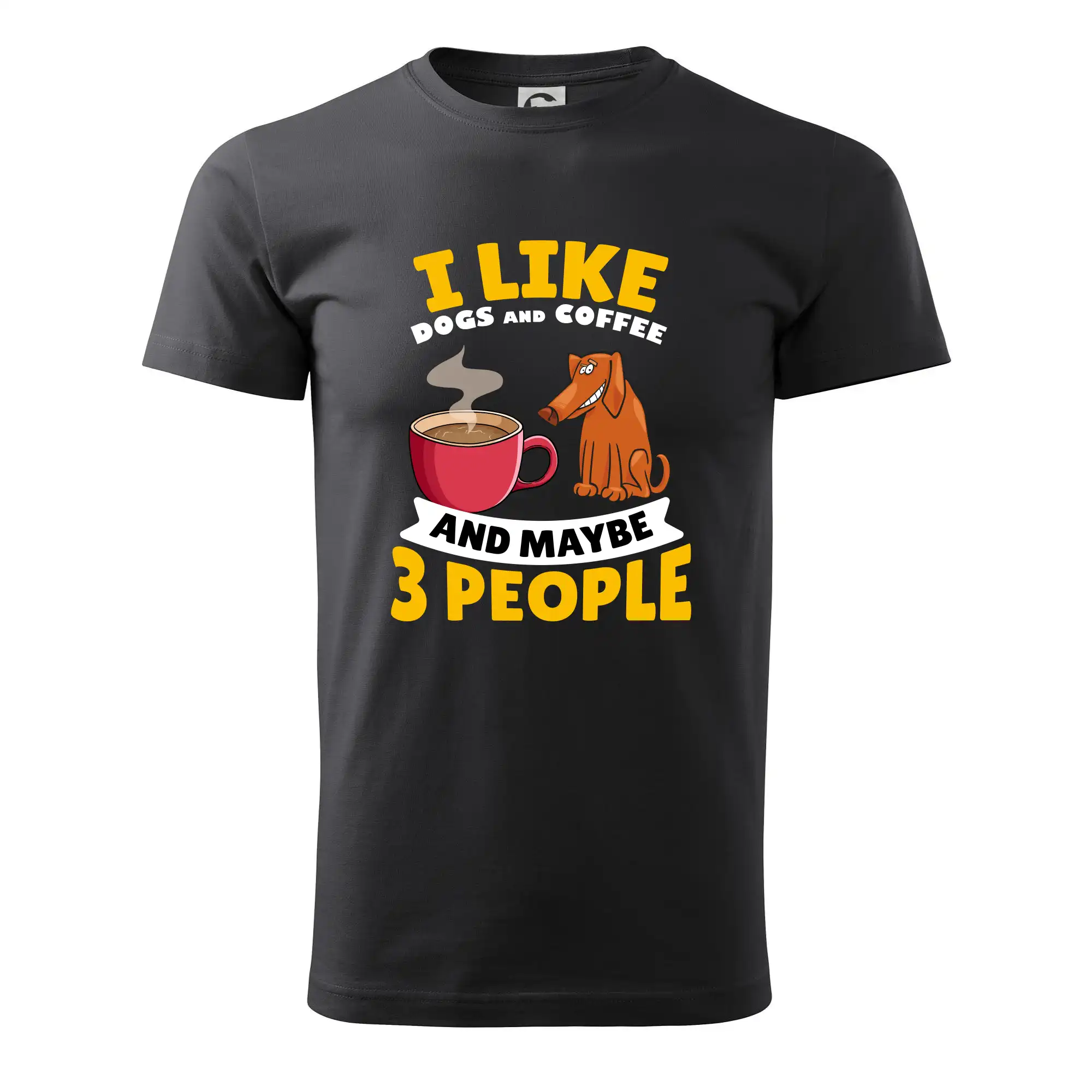 I like dogs and coffee and maybe 3 people