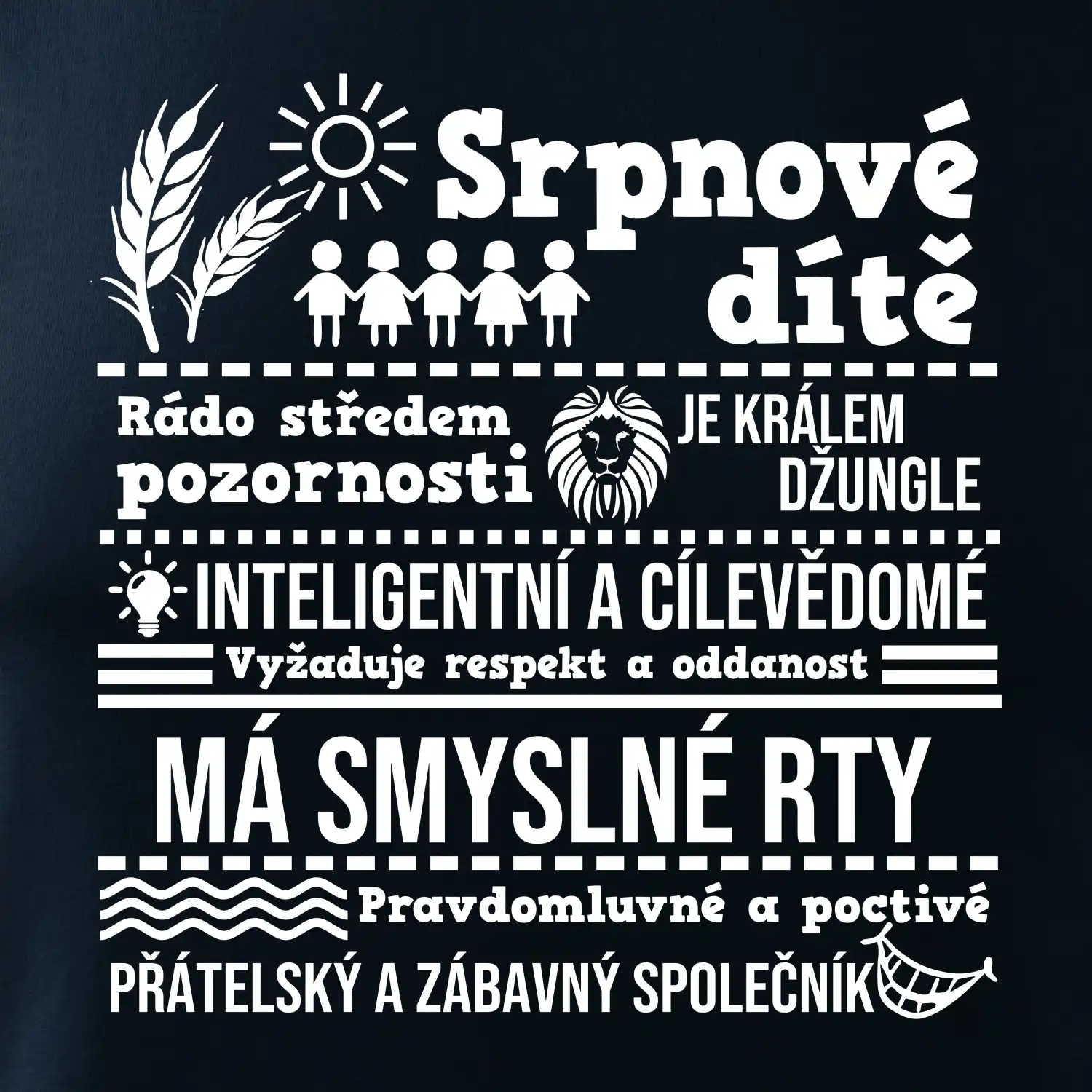 Narozeniny srpen