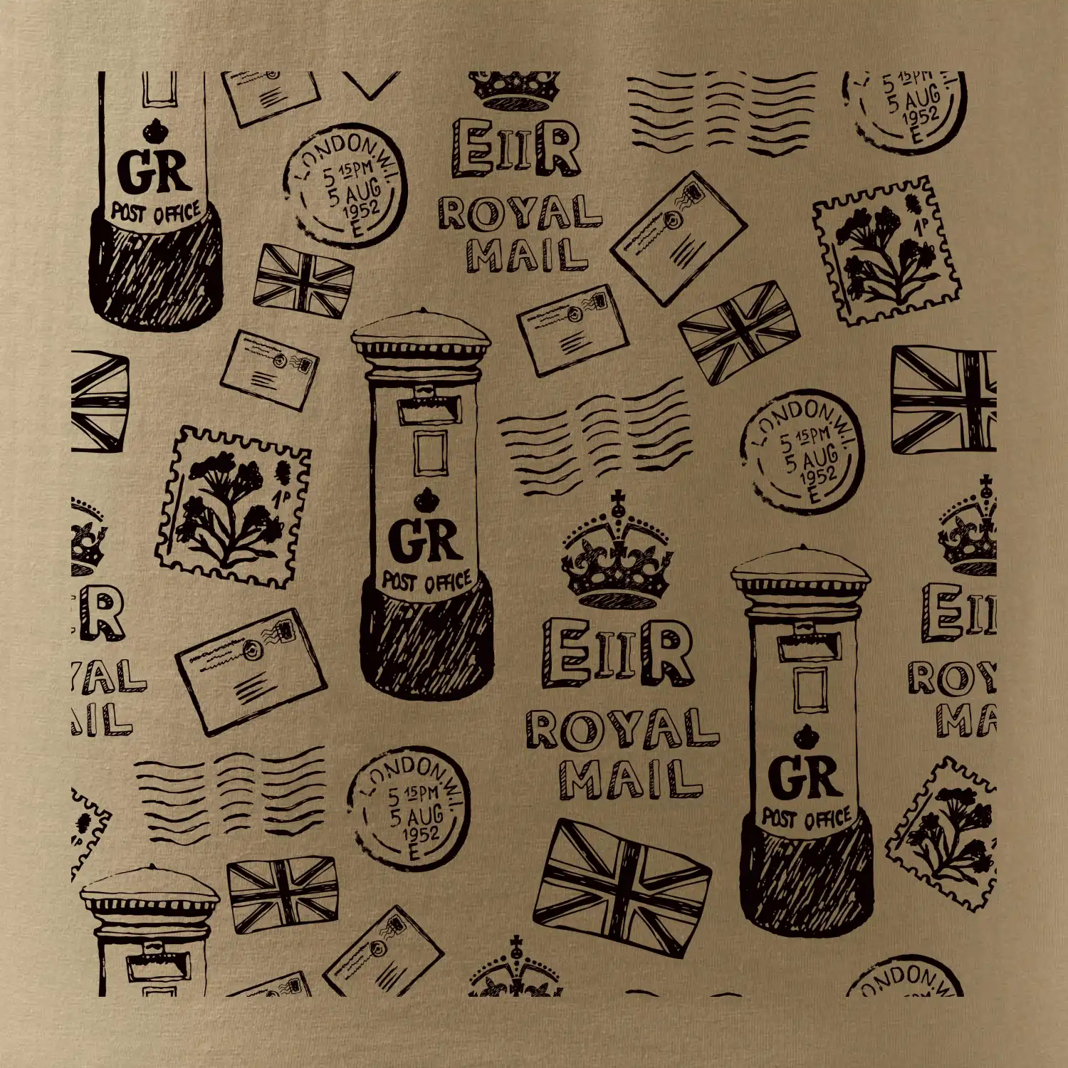 Britská pošta ikony