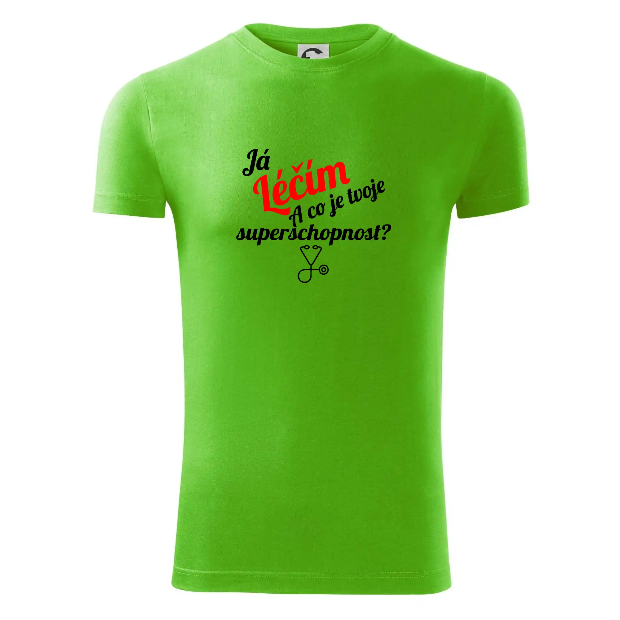 Já léčím - tvoje superschopnost? Šikmý nápis