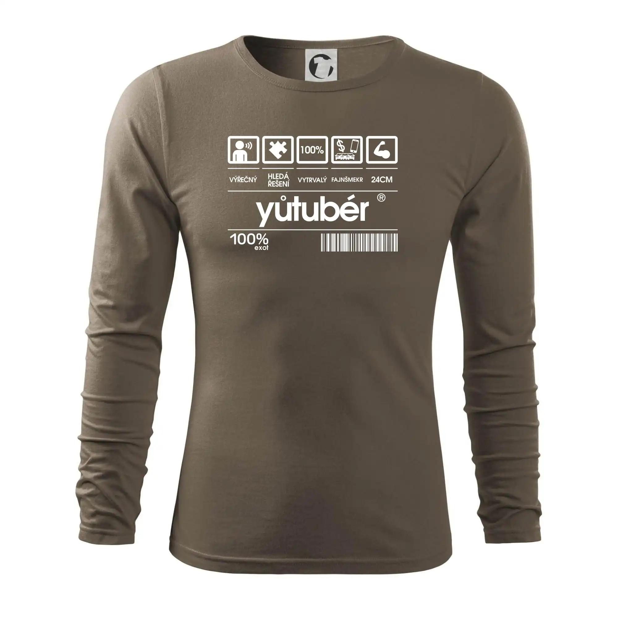 Čárový kód - youtuber