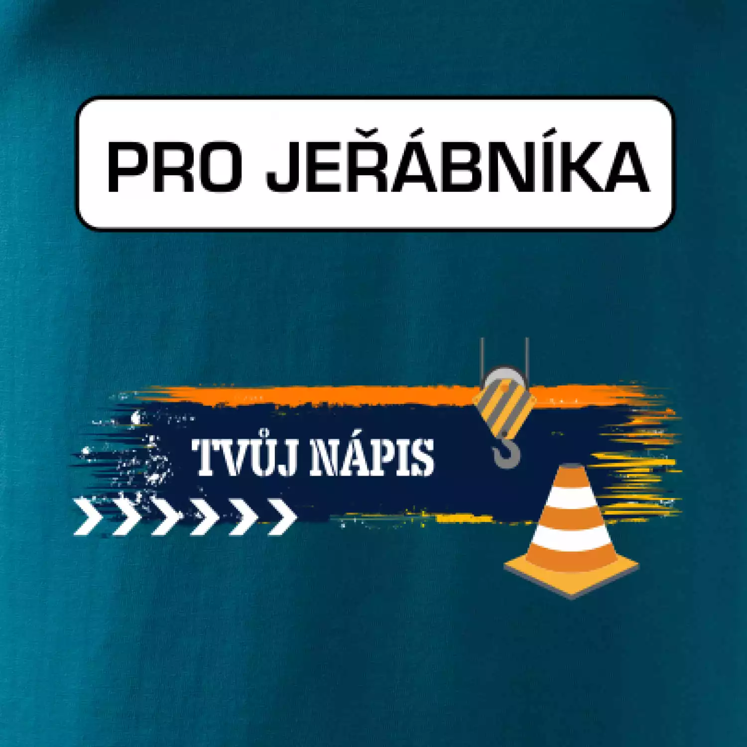Stavba - vlastní nápis - jeřábník