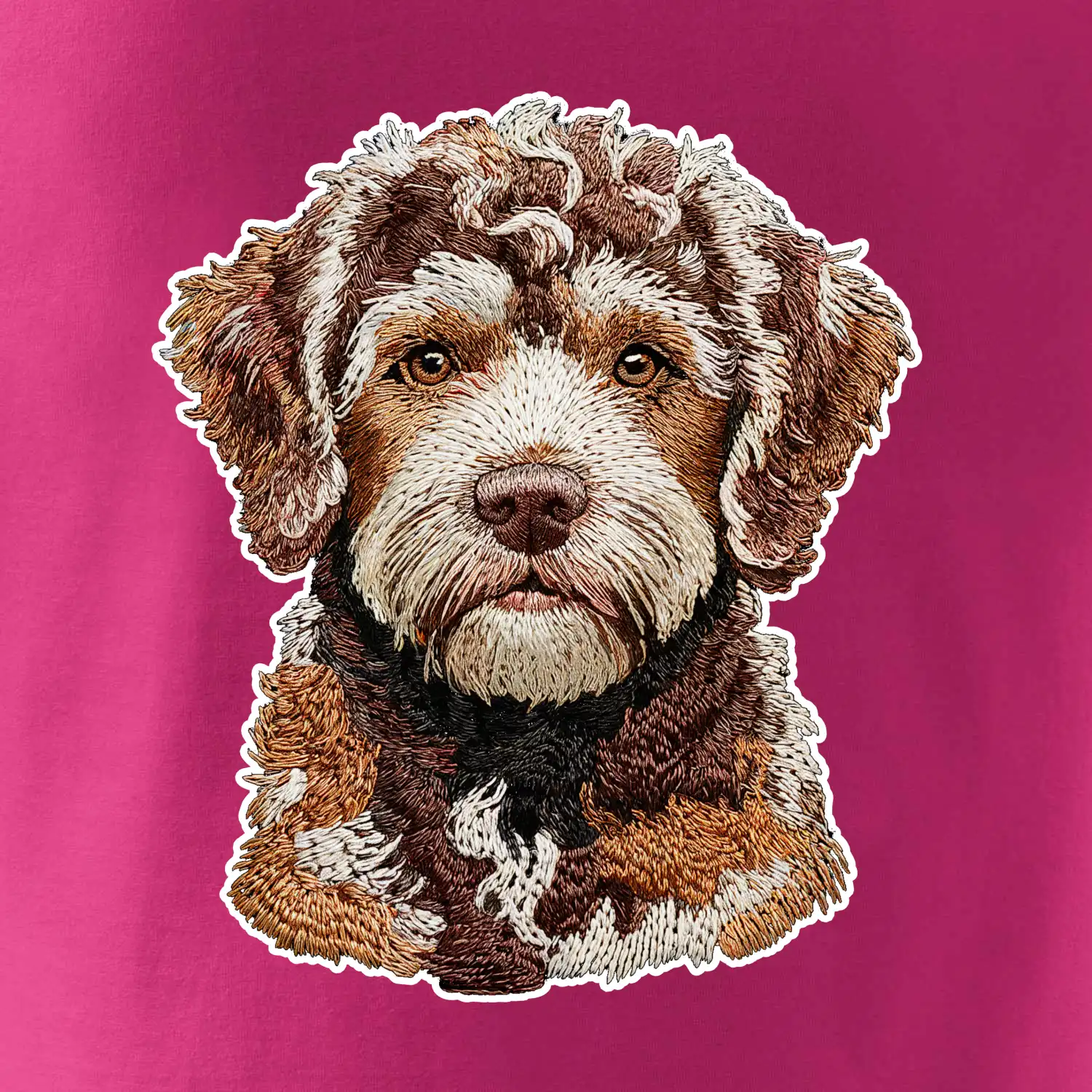 Lagotto romagnolo vyšívaná hlava