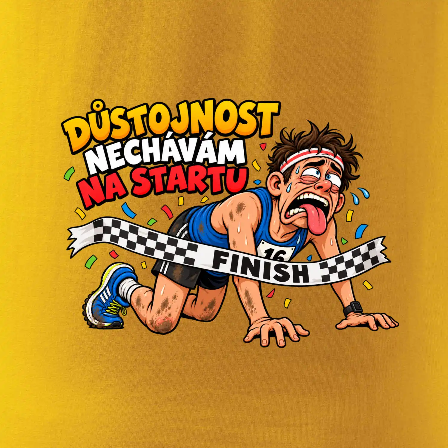 Běžec důstojnost nechávám na startu