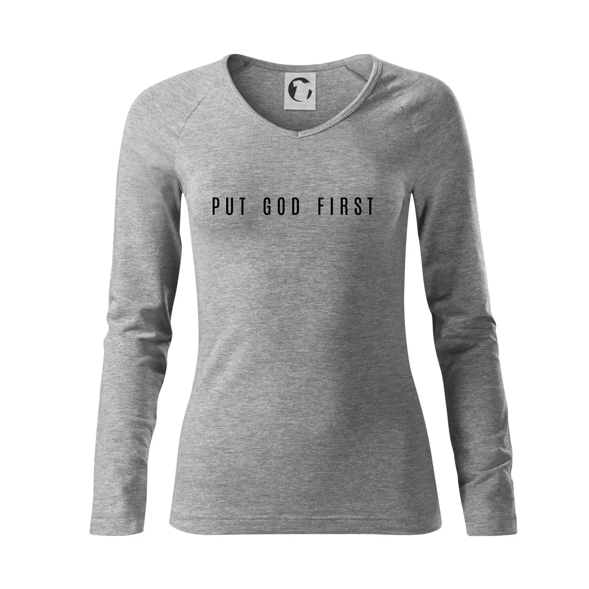 Put God first slabý nápis