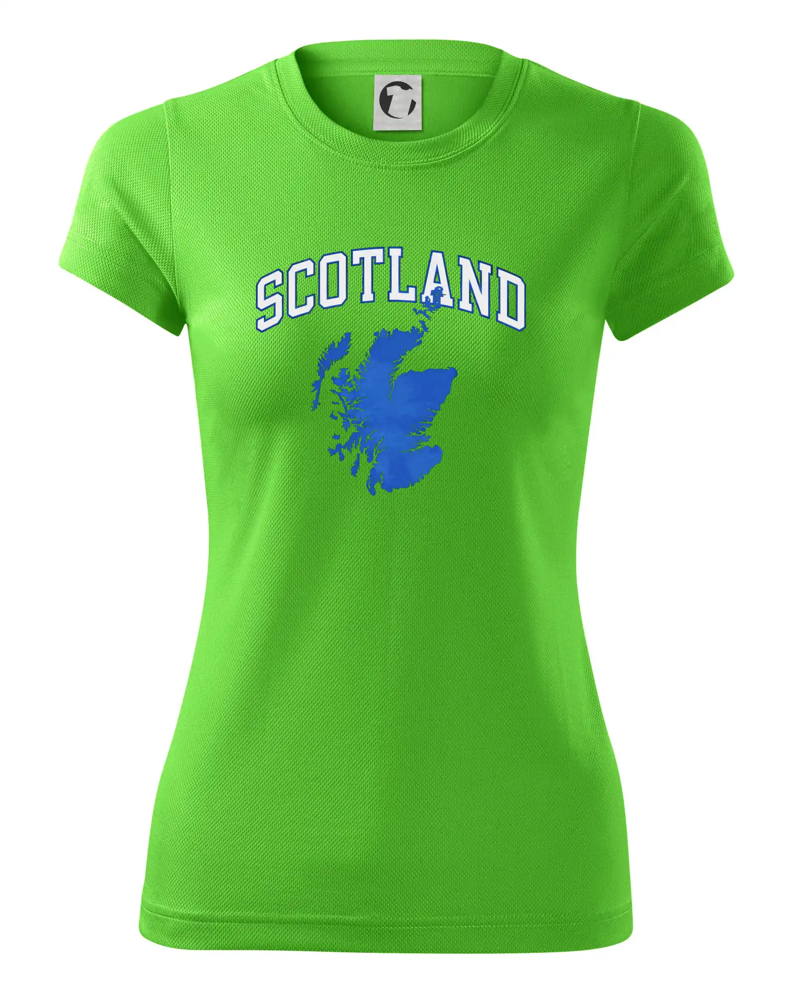 Scotland nápis s mapou