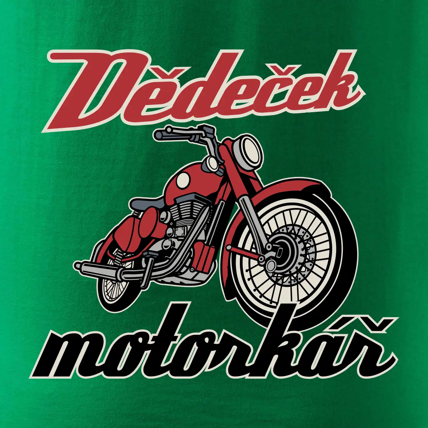 Dědeček motorkář