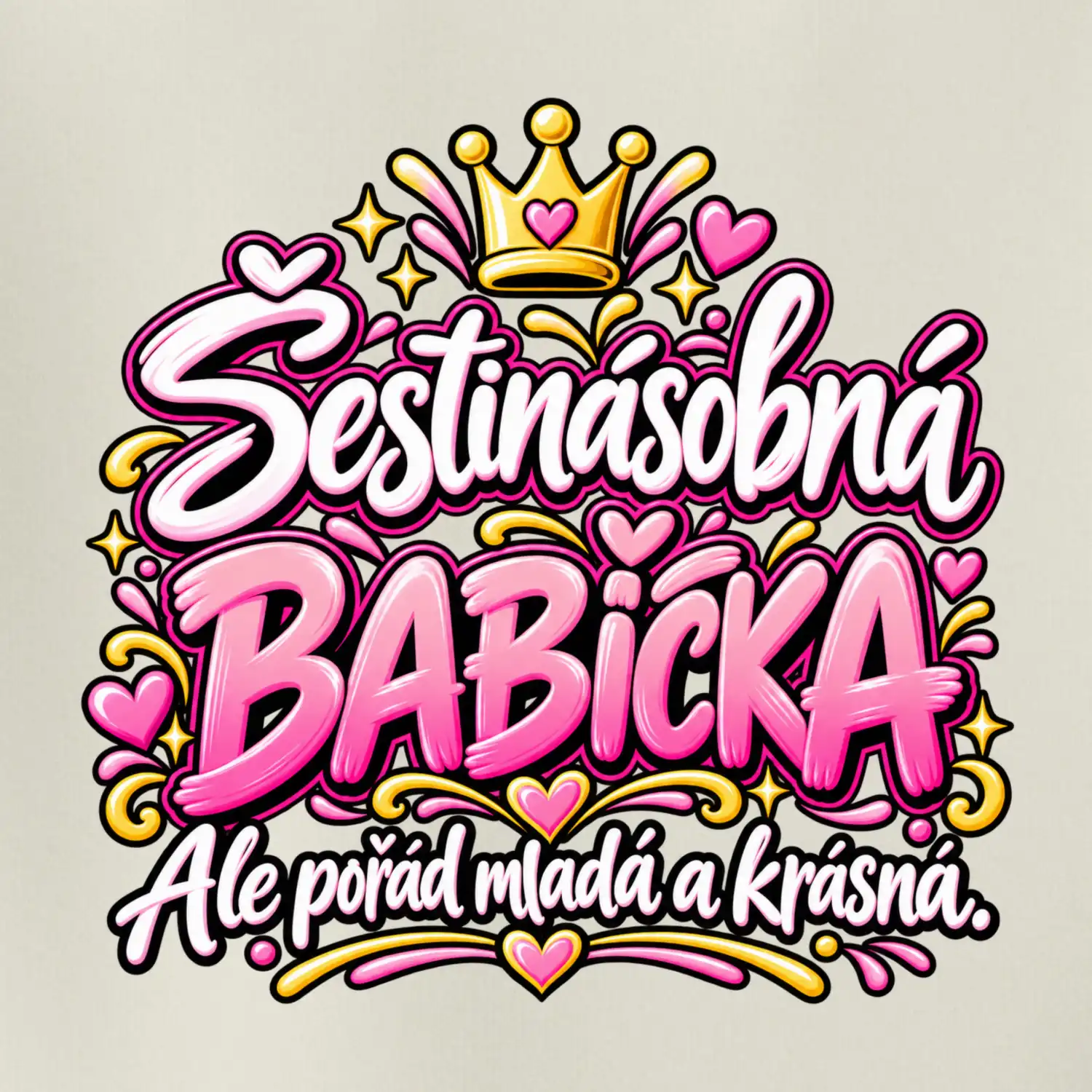 Šestinásobná babička Ale pořád mladá a krásná