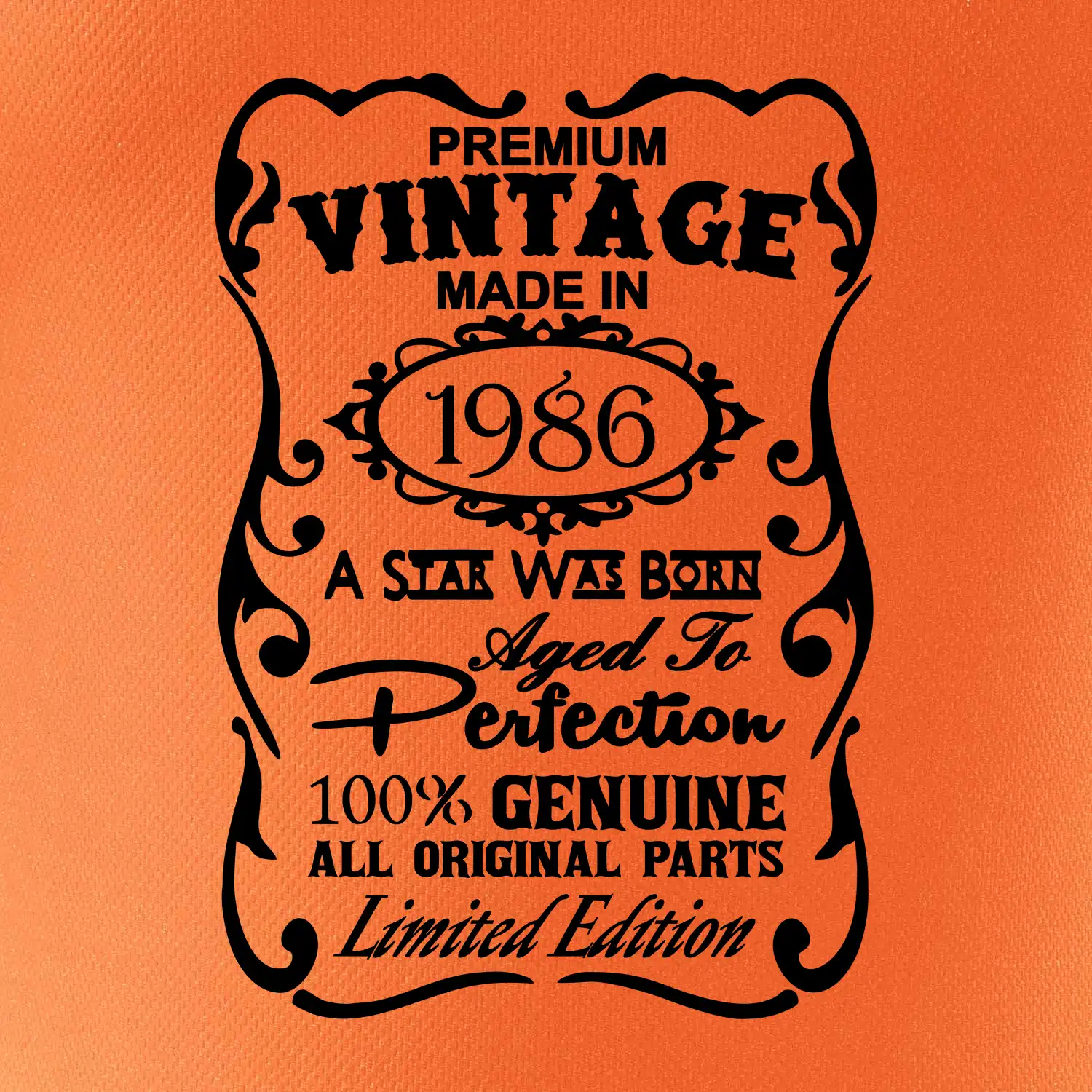 Vintage Etiketa - 1986