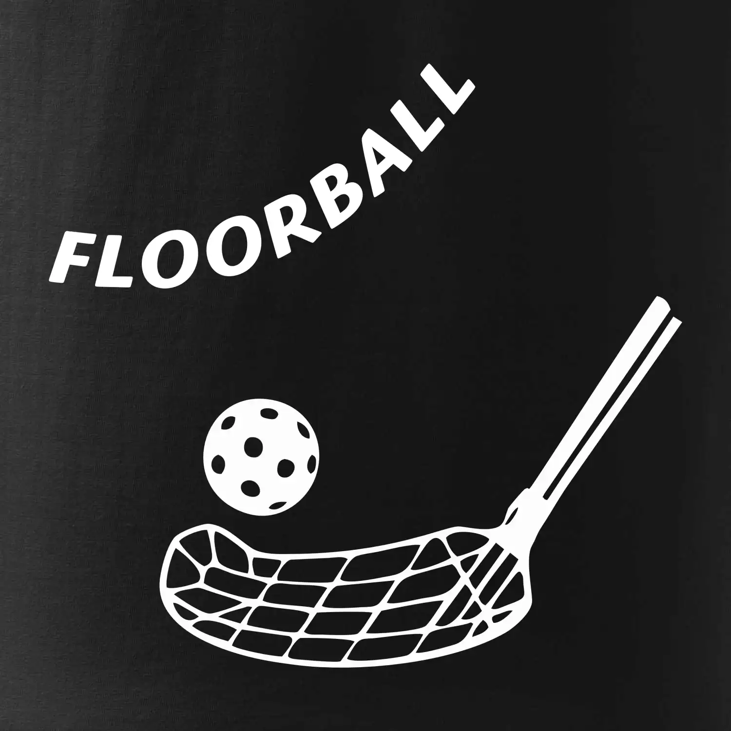 Floorball nápis šikmo