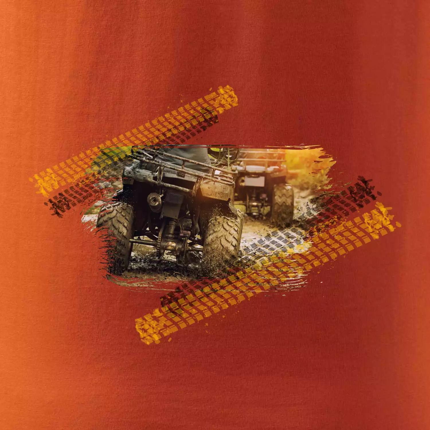 ATV čtyřkolka v bahně