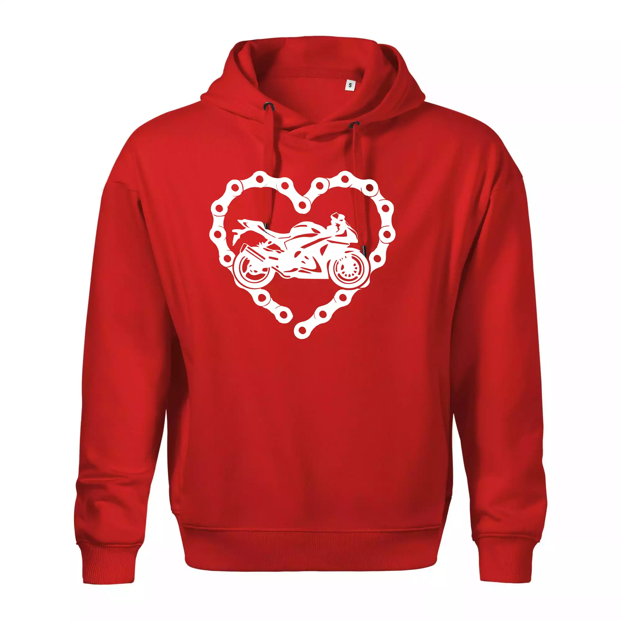 Moto srdce řetěz - silniční