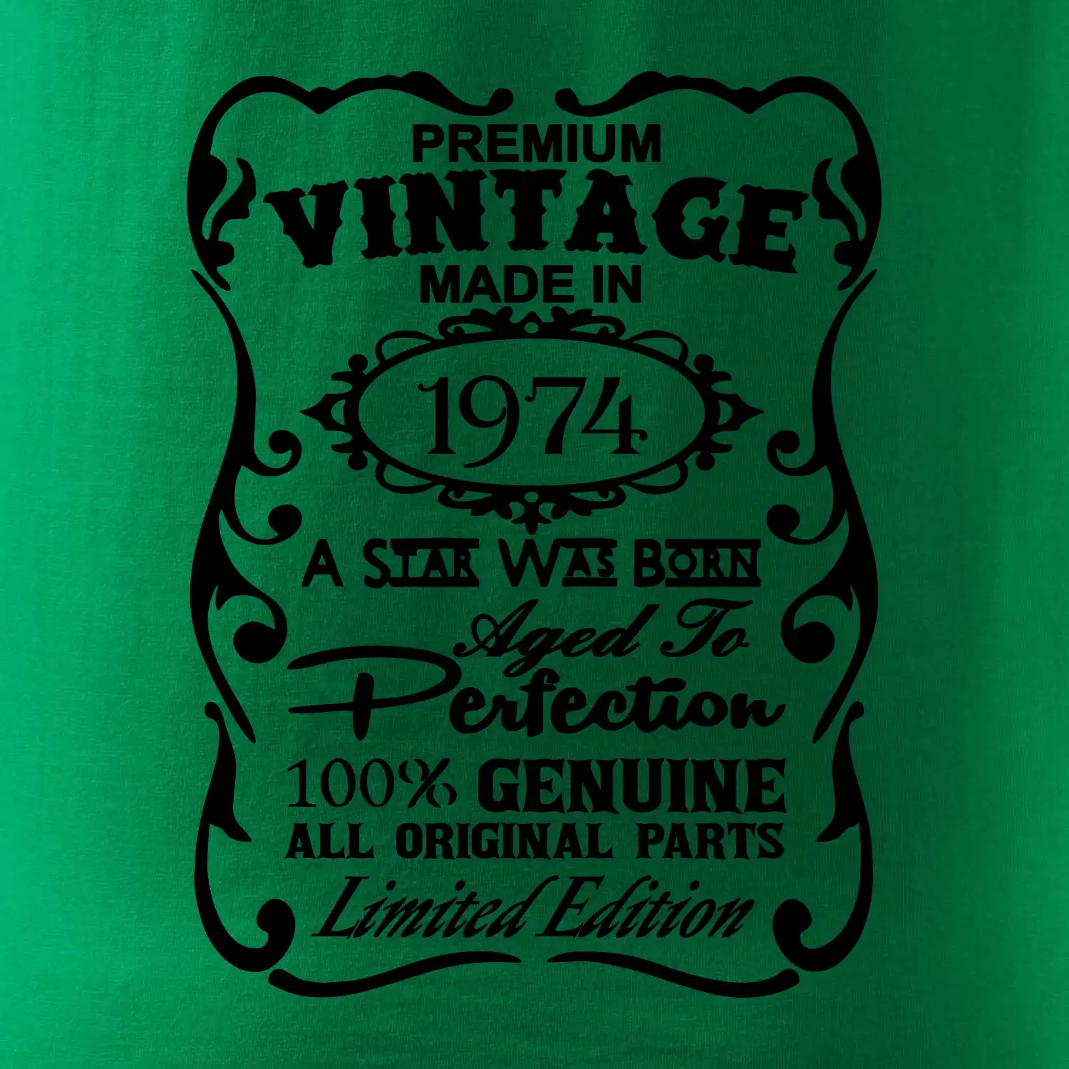 Vintage Etiketa - 1974