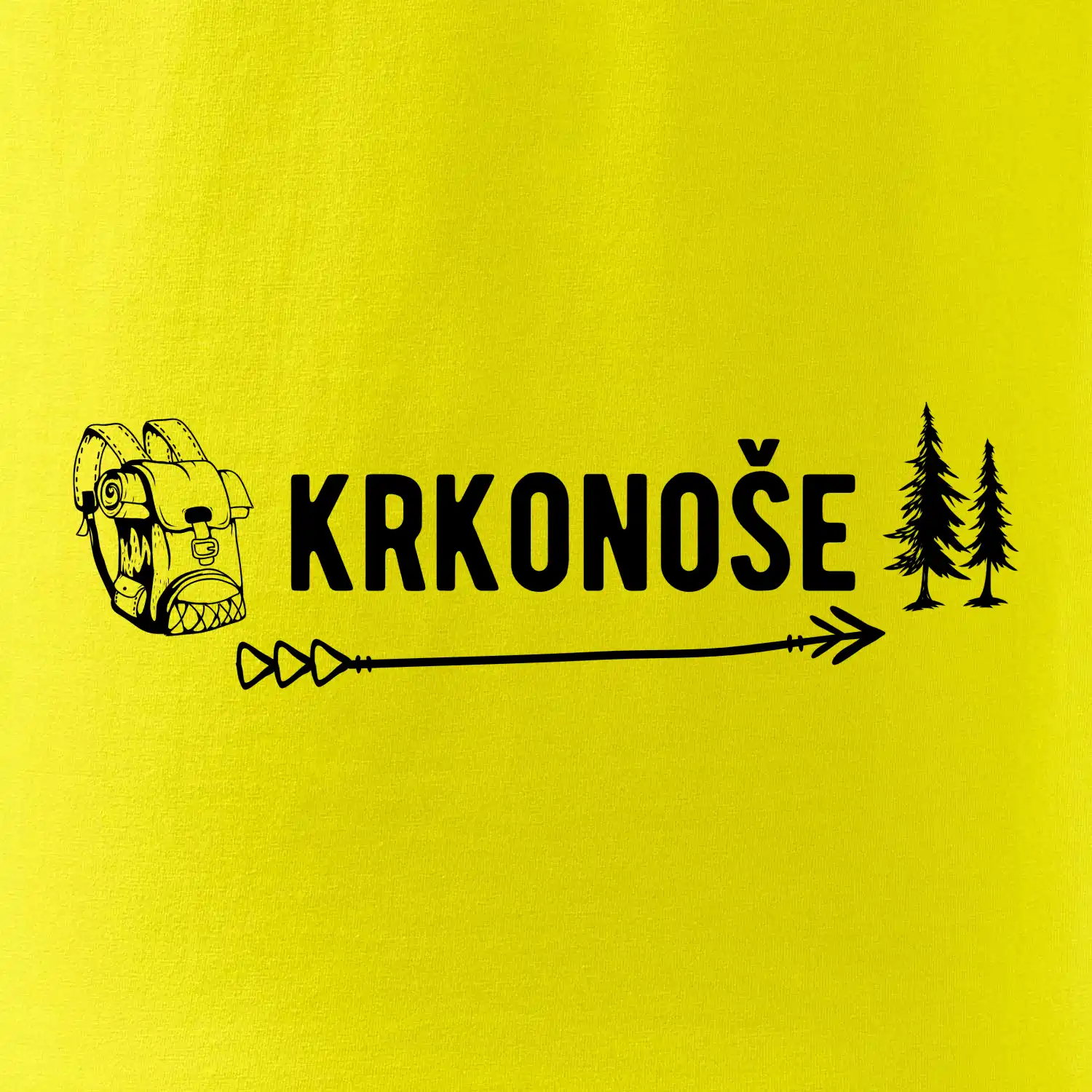 Krkonoše nápis