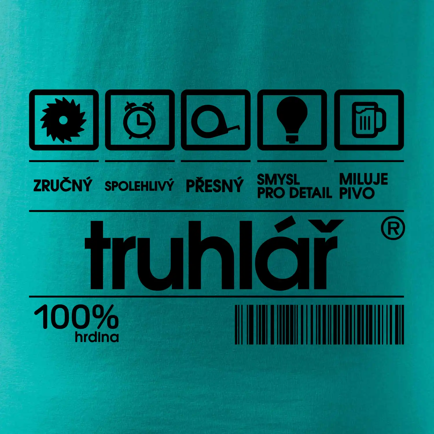 Čárový kód truhlář