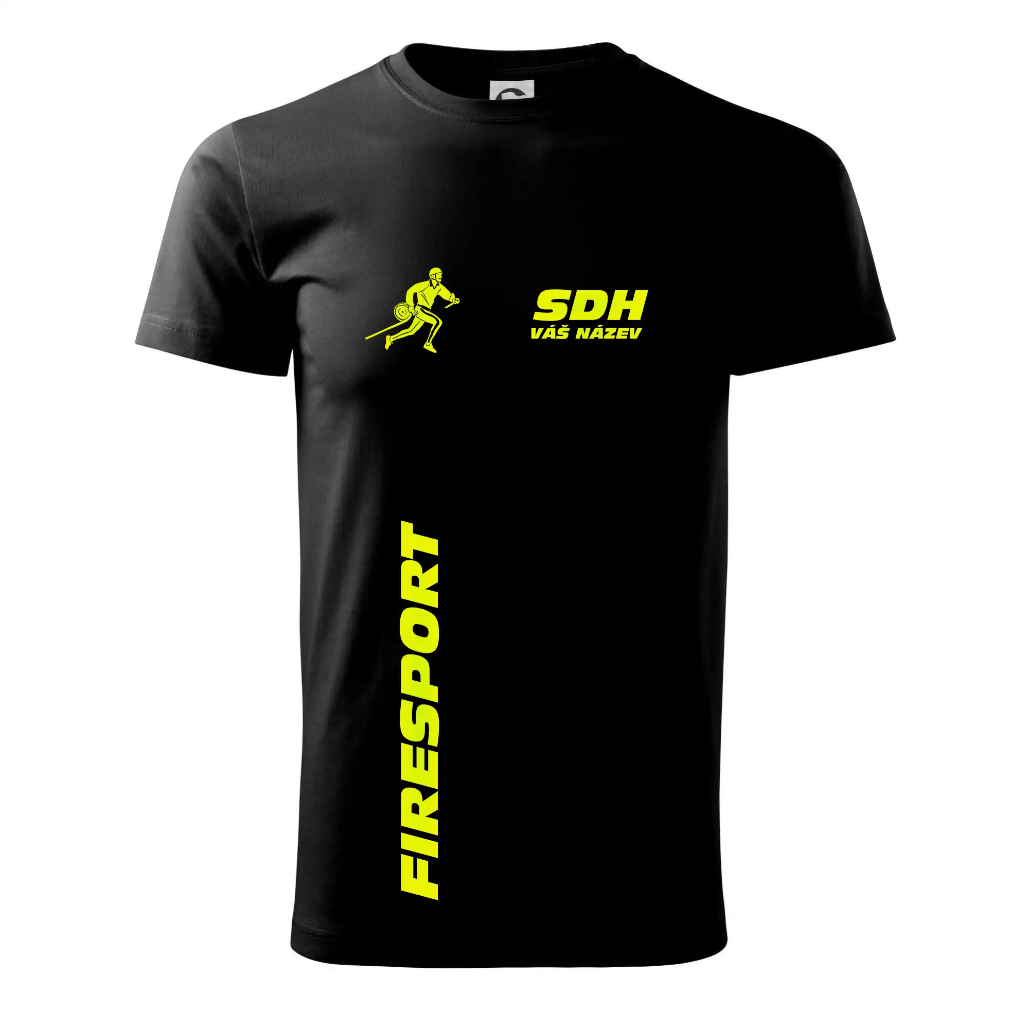 Hasičský sport SDH + váš název FLUO