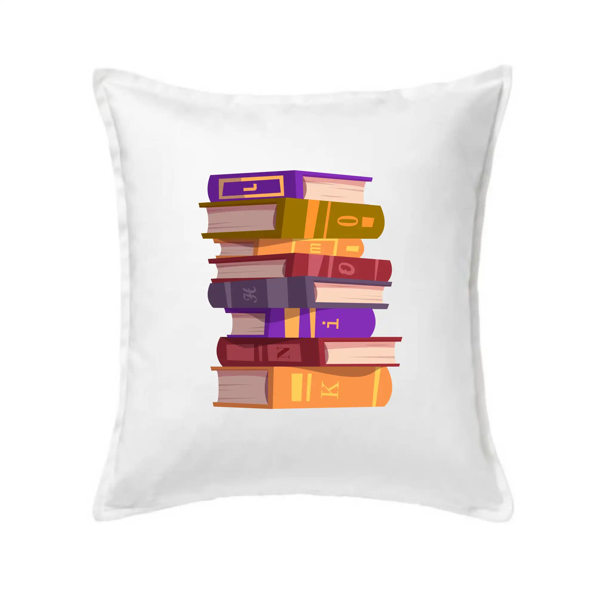 Knihomol stojící knihy