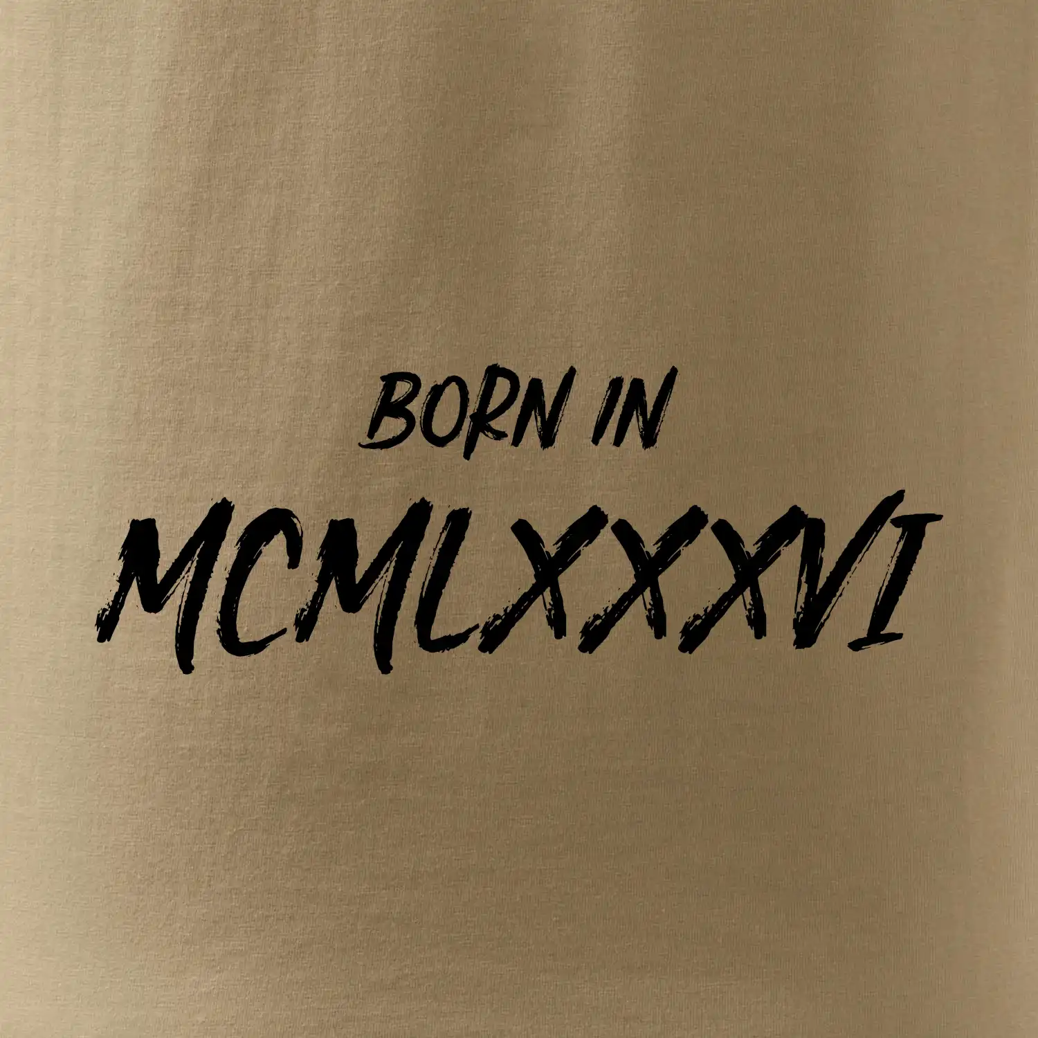 Born in - Římské číslo 1986