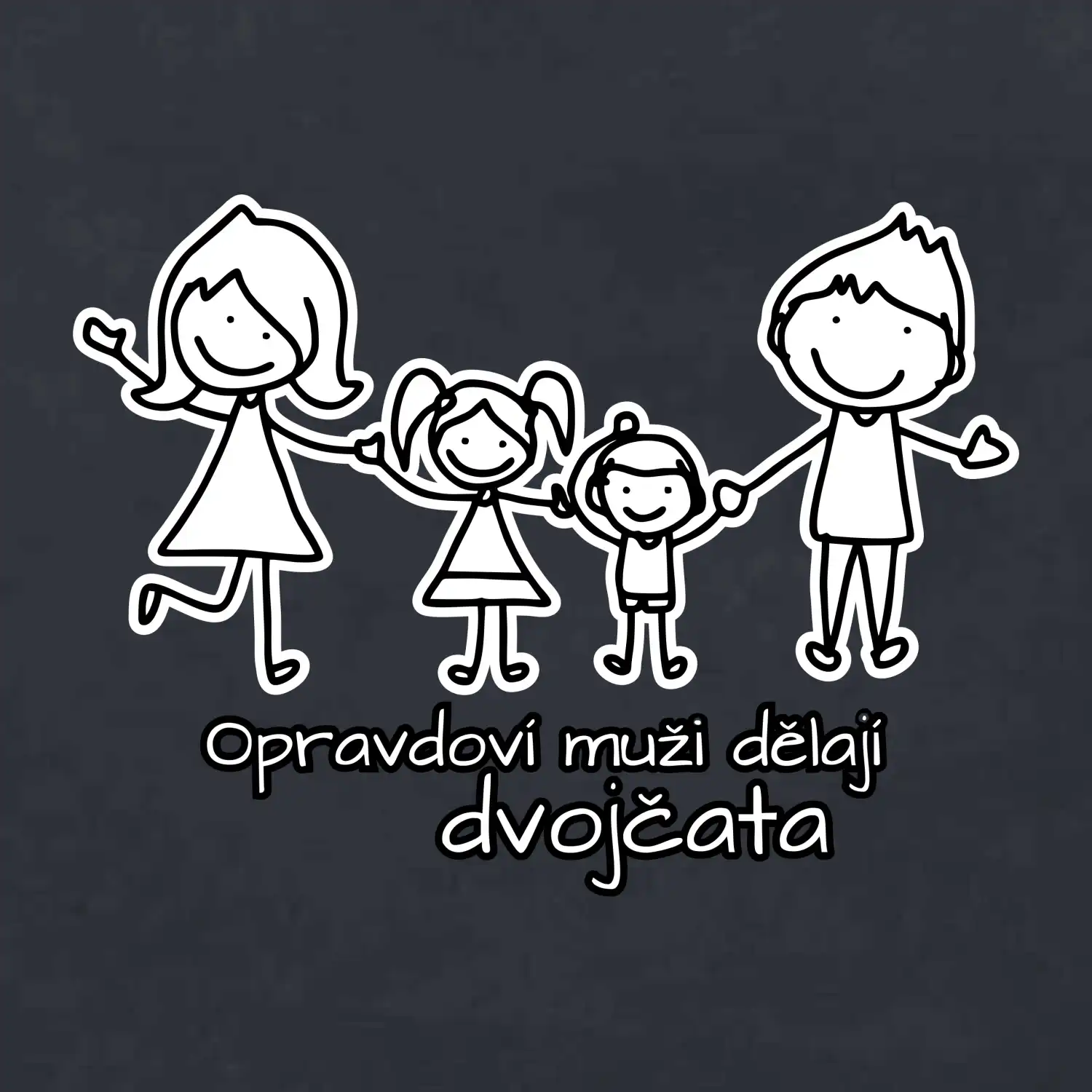 Opravdoví muži dělají dvojčata - holka kluk