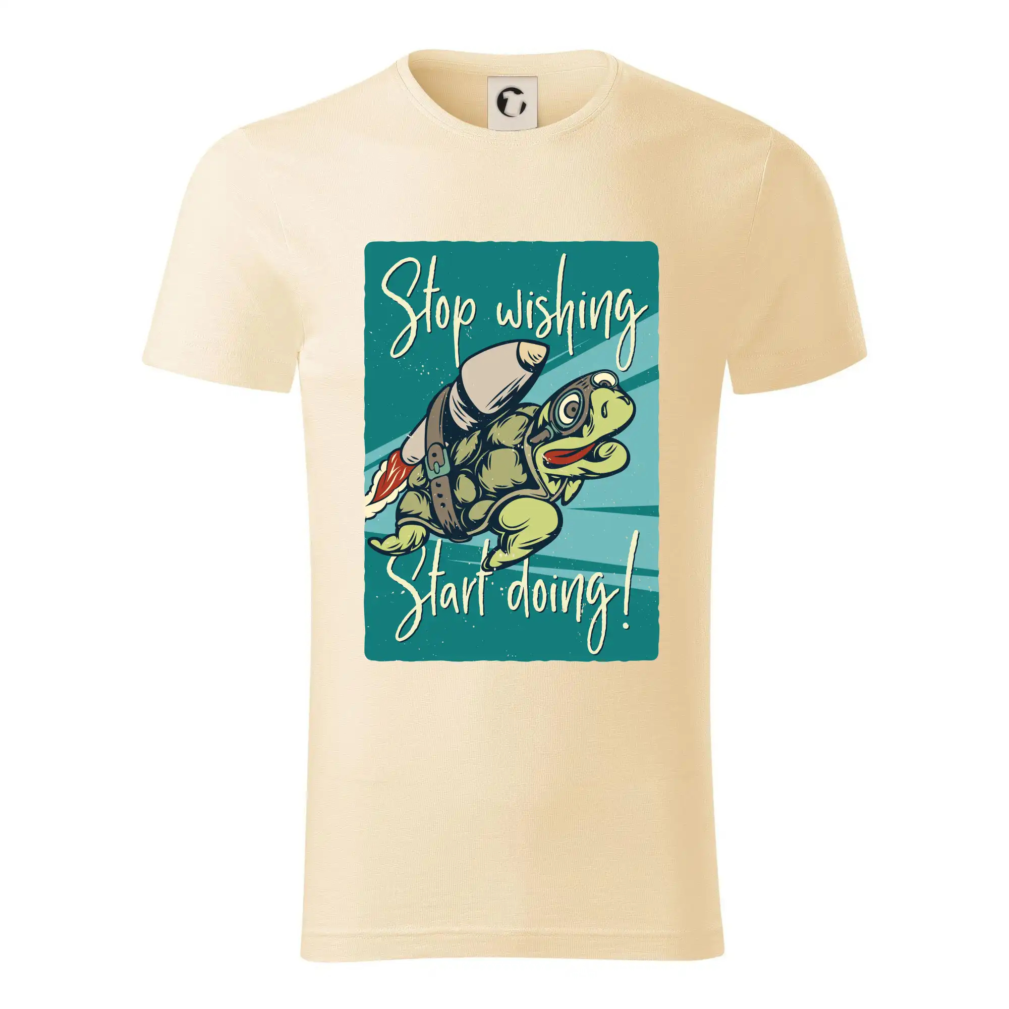 Stop wishing start doing želva