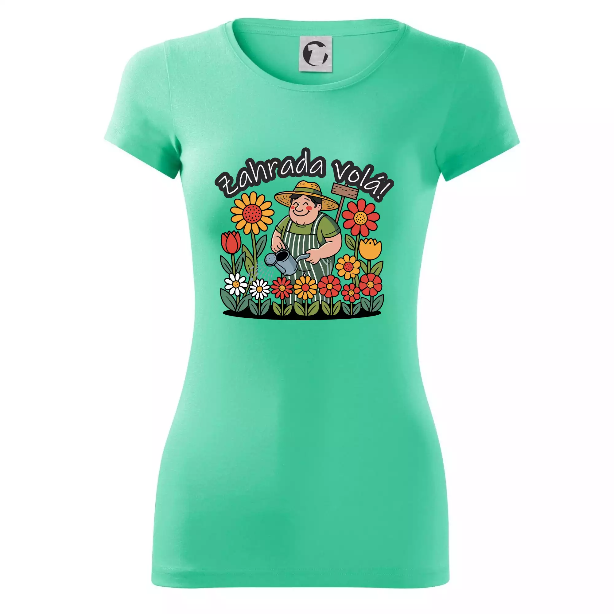 Zahrada volá - zahradník a slunečnice