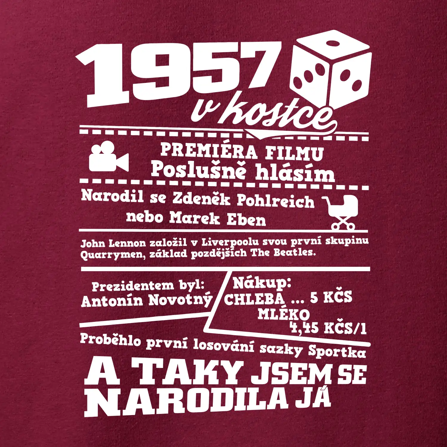 1957 v kostce
