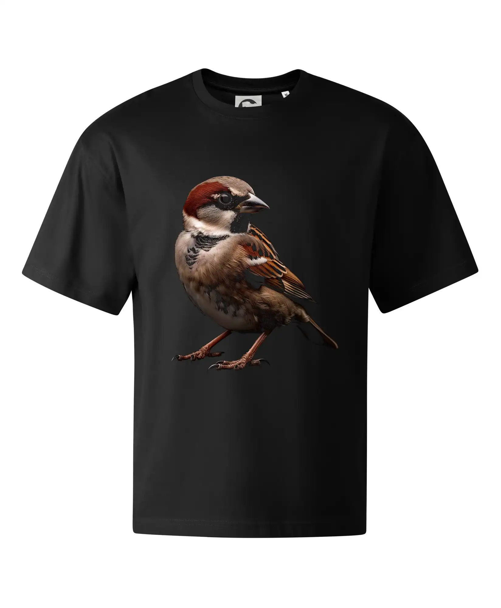 Vrabec polní černá fotka