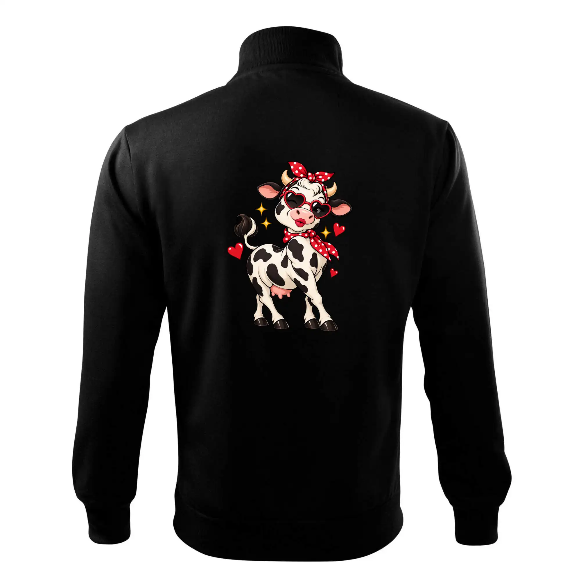 Retro kráva se srdíčky