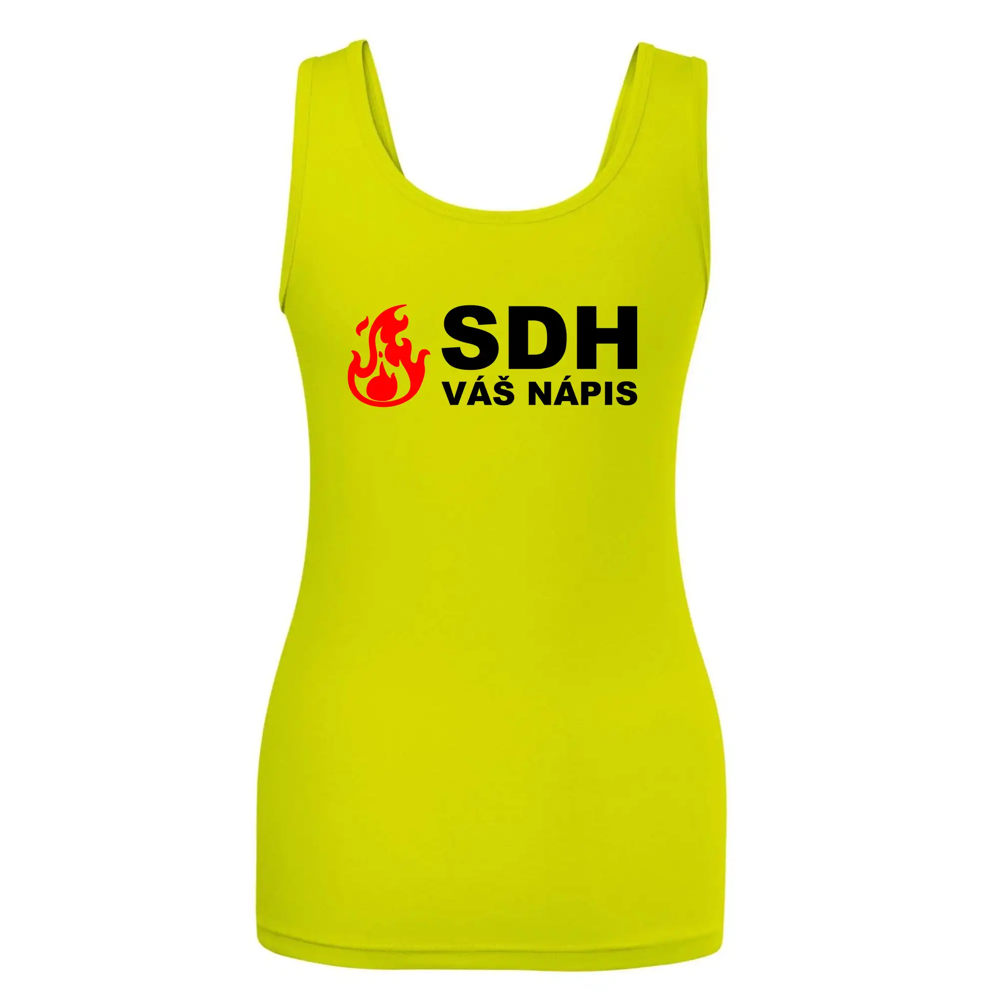 SDH nápis (oheň, firesport, název sboru - vlastní nápis)