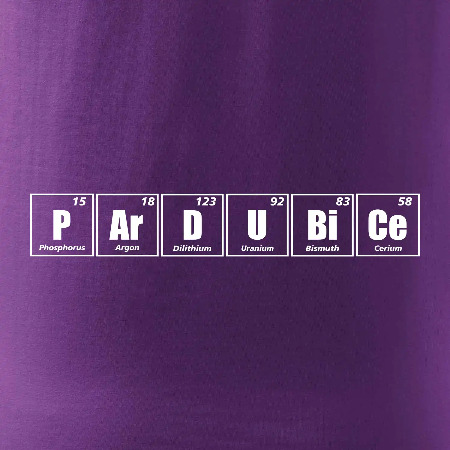 Periodická tabulka Pardubice