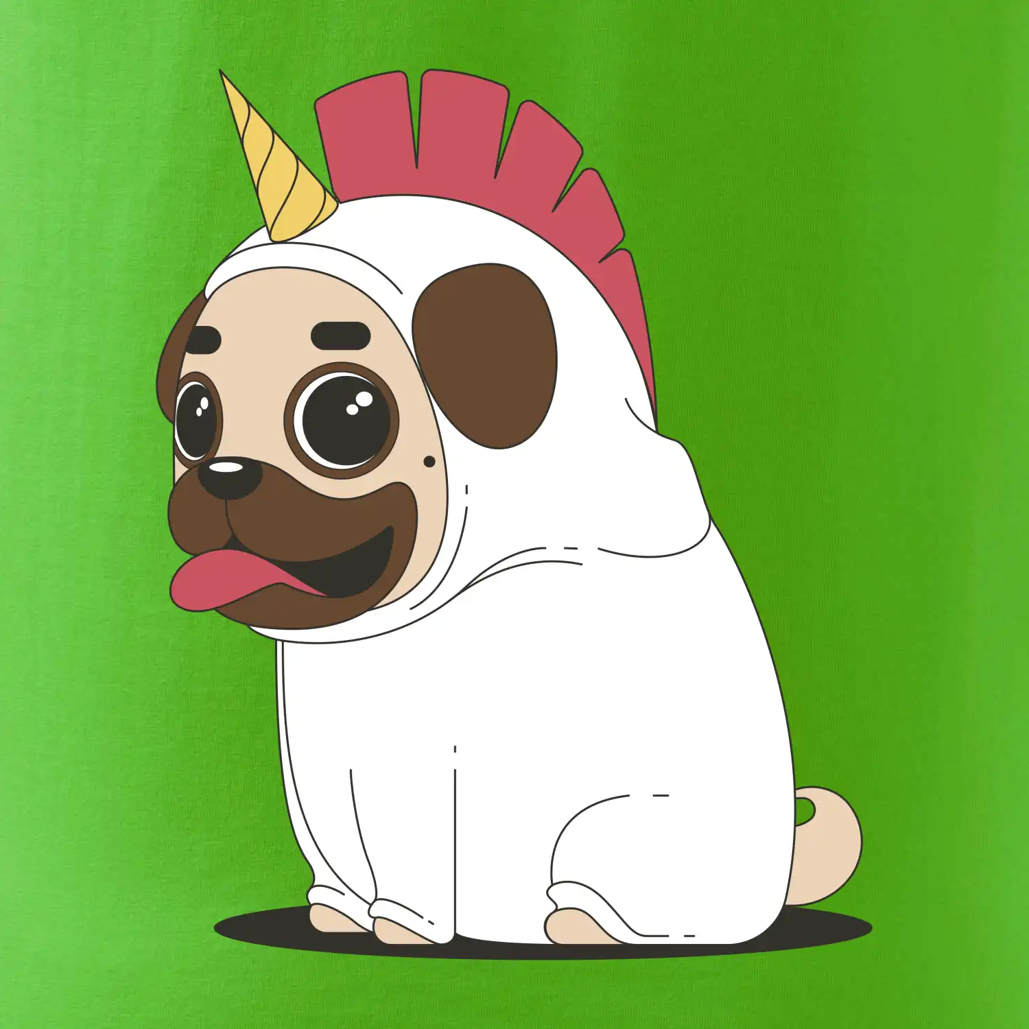 Mops a jednorožec