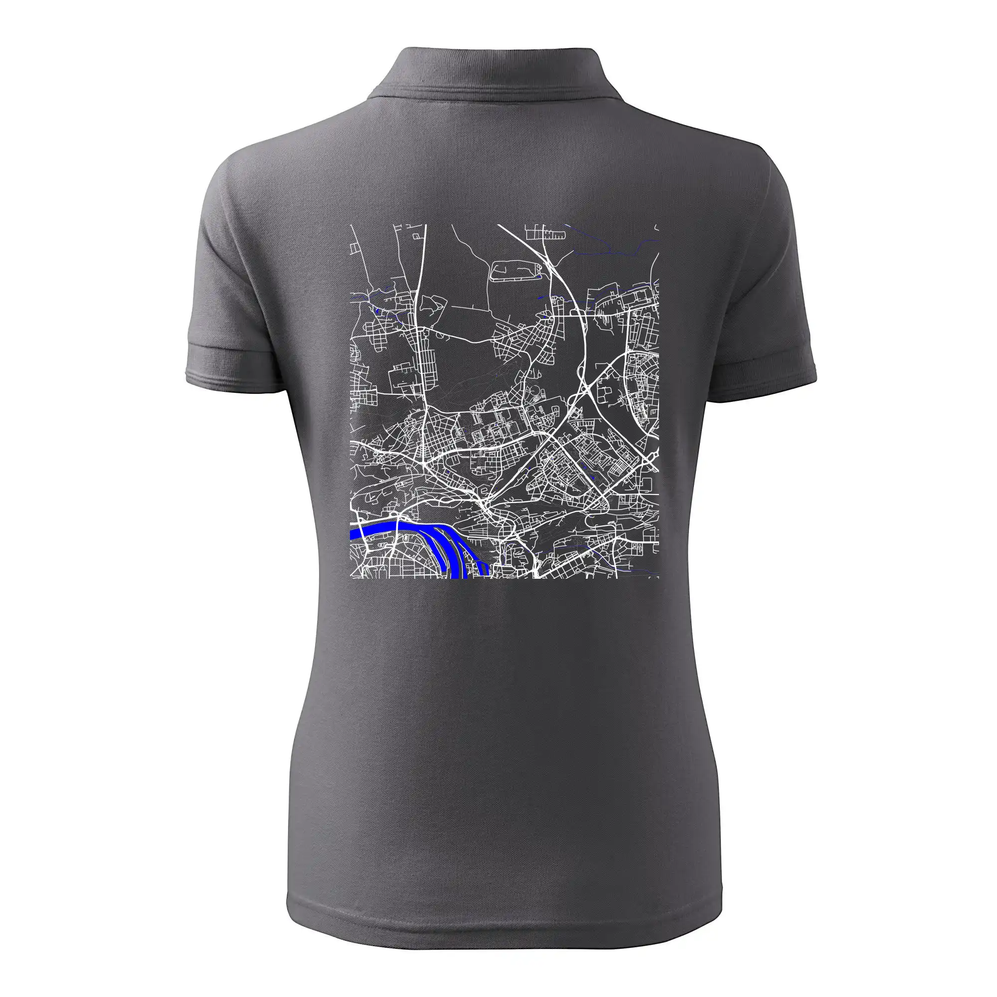 Praha 18200 - Mapa s vodními toky