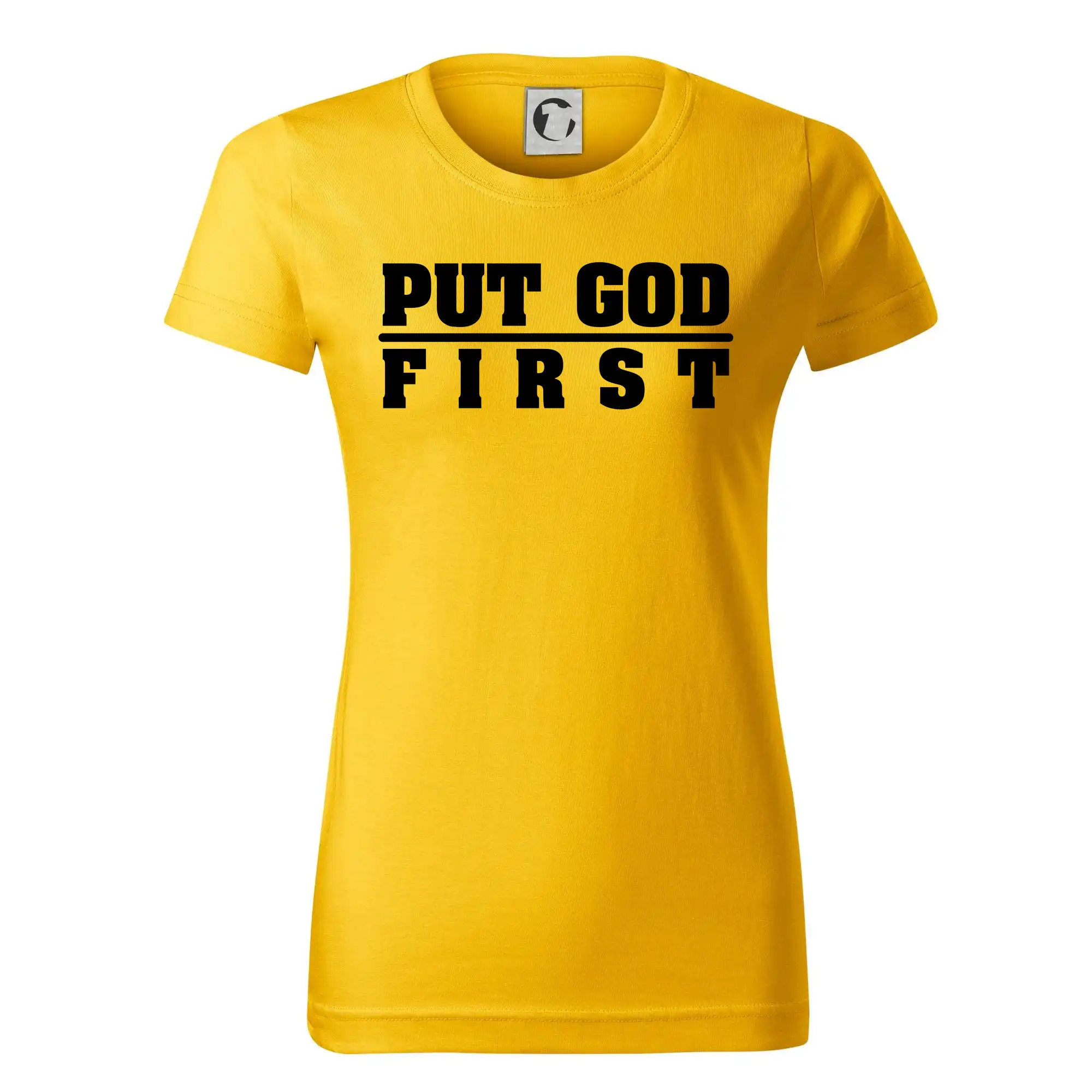 Put God first tlustý nápis
