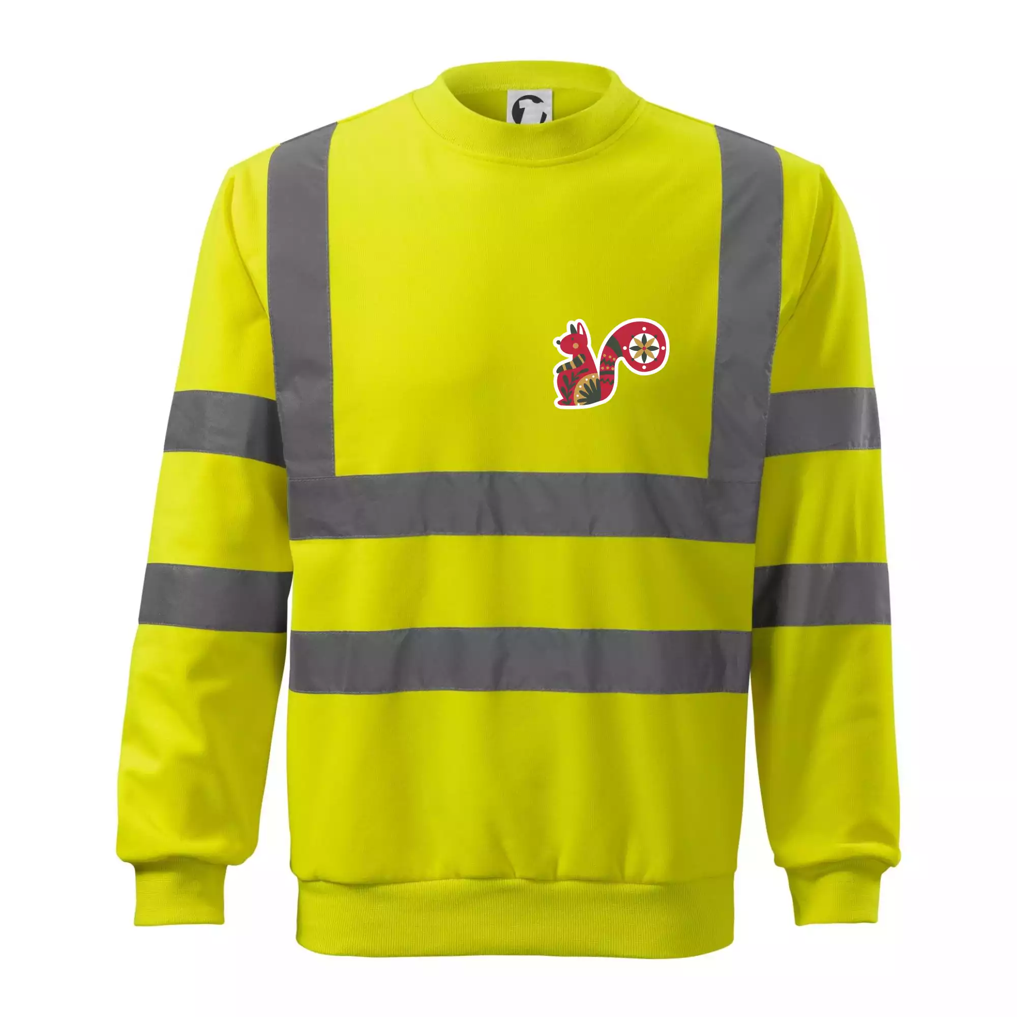 Folklor na prsu veverka