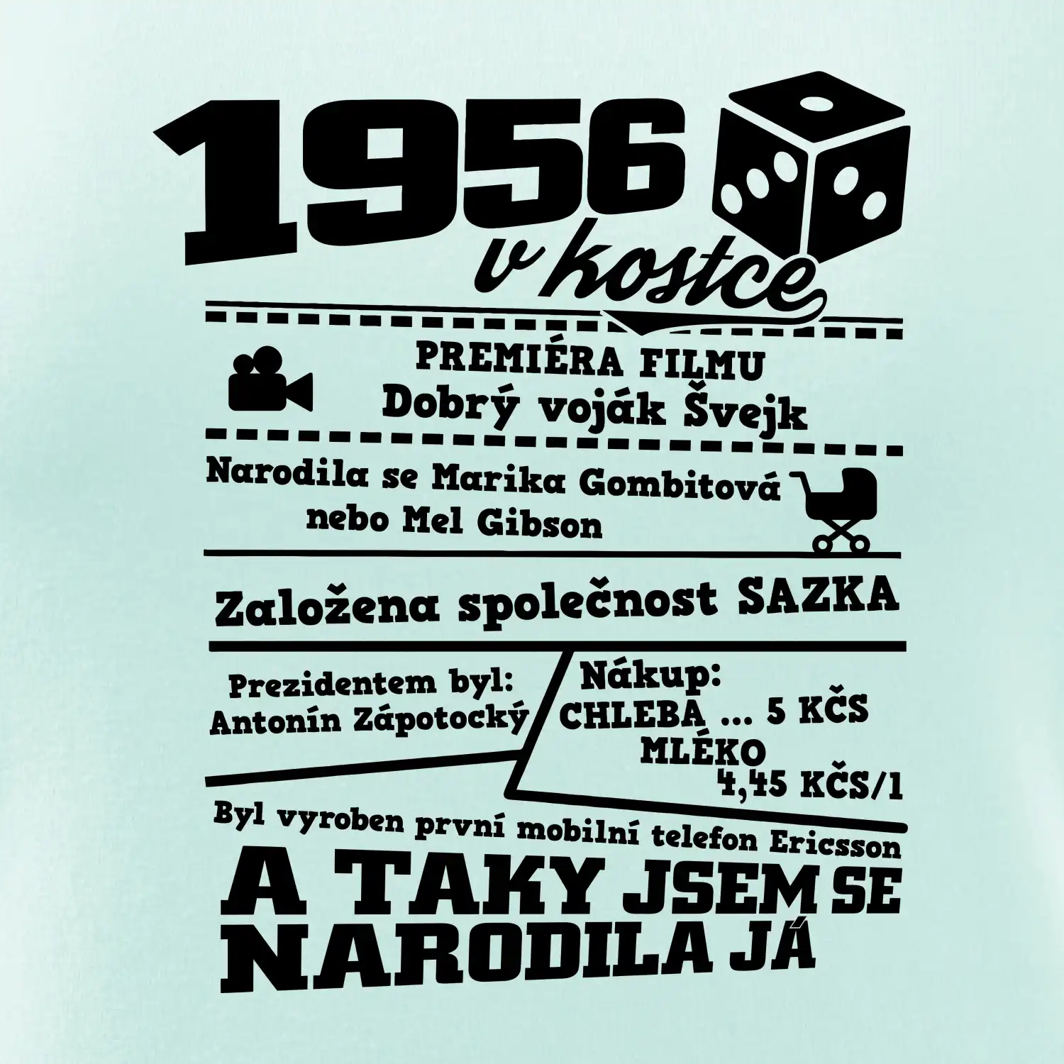 1956 v kostce