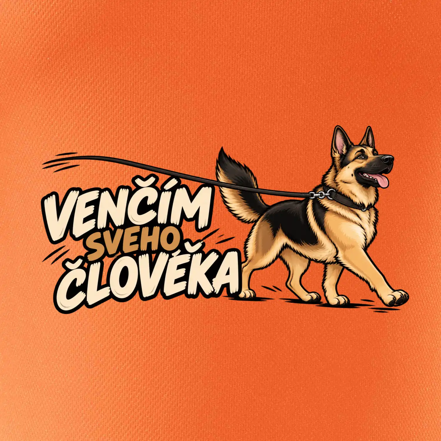 Venčím svého člověka - německý ovčák