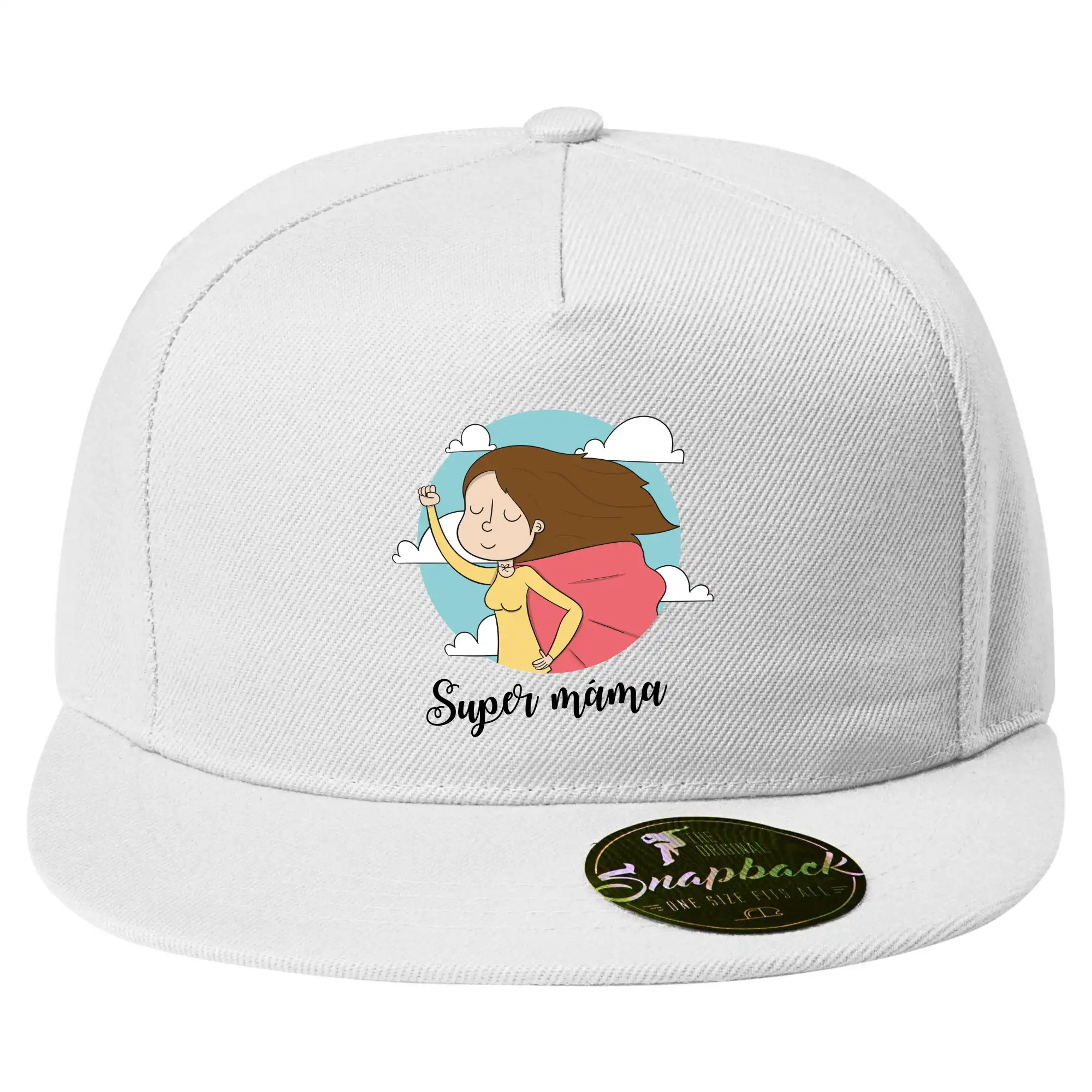 Kreslený obrázek Super máma