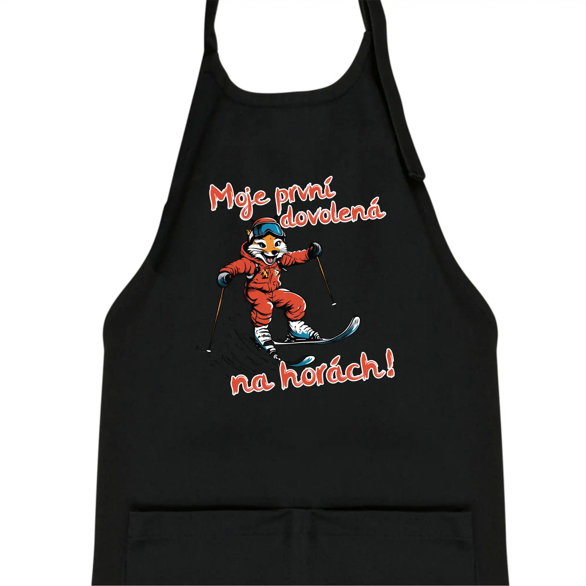 Moje první dovolená na horách hnědá  liška