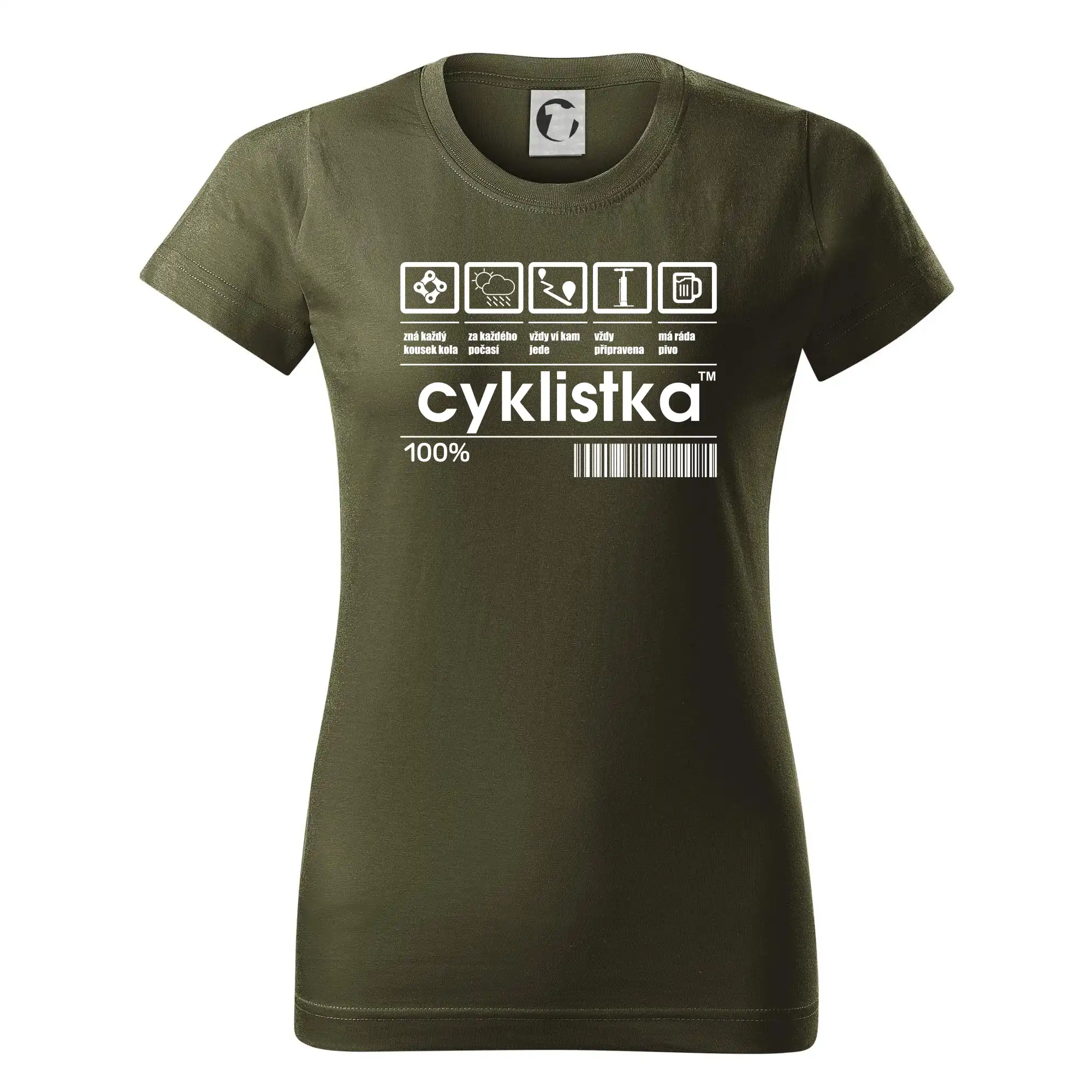 Čárový kód - Cyklistka