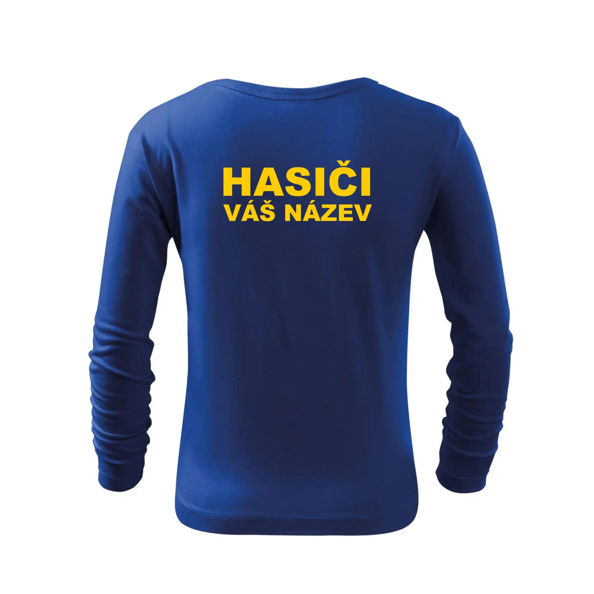 Hasiči - žlutý nápis - váš název sboru