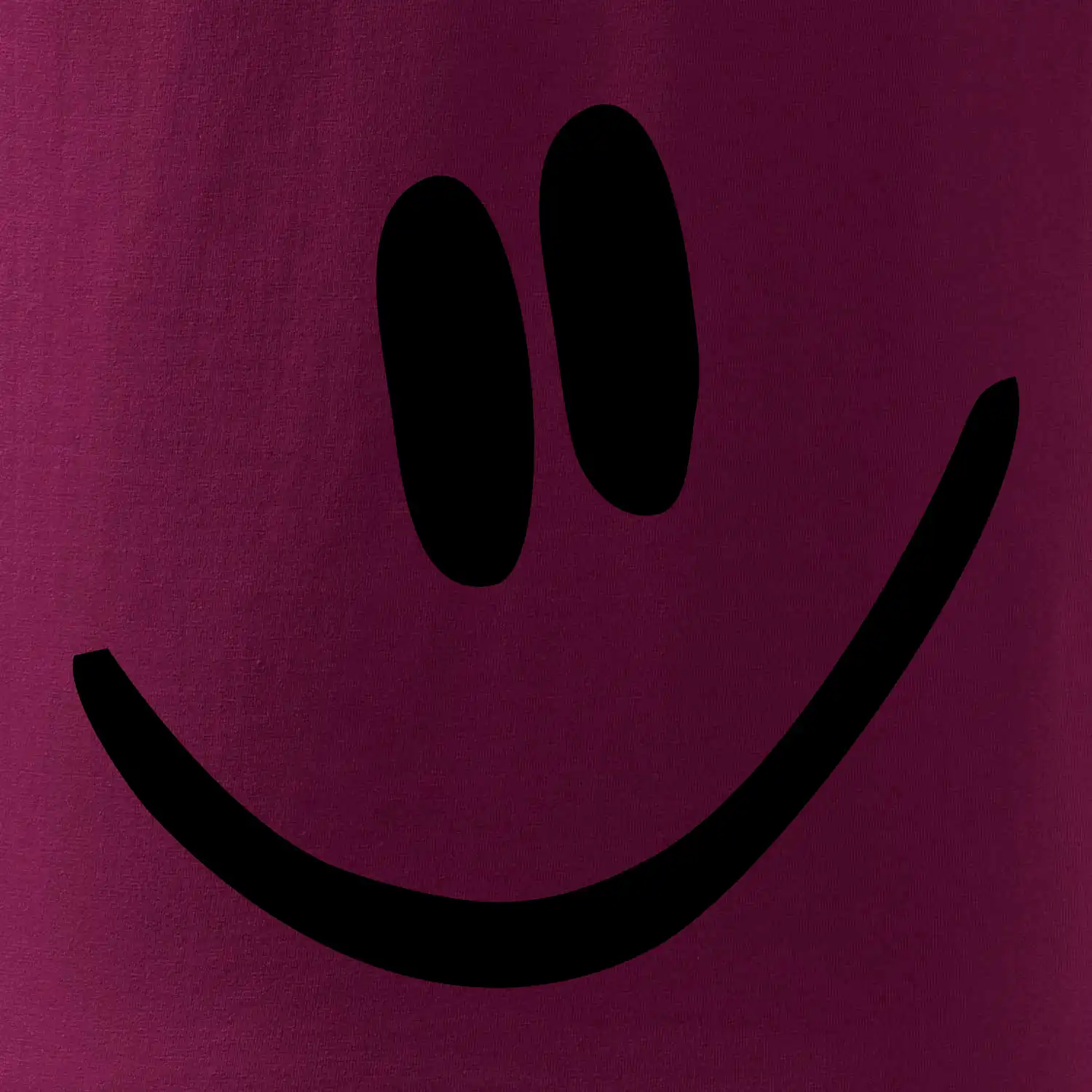 Emoji bez obrysu - usměv