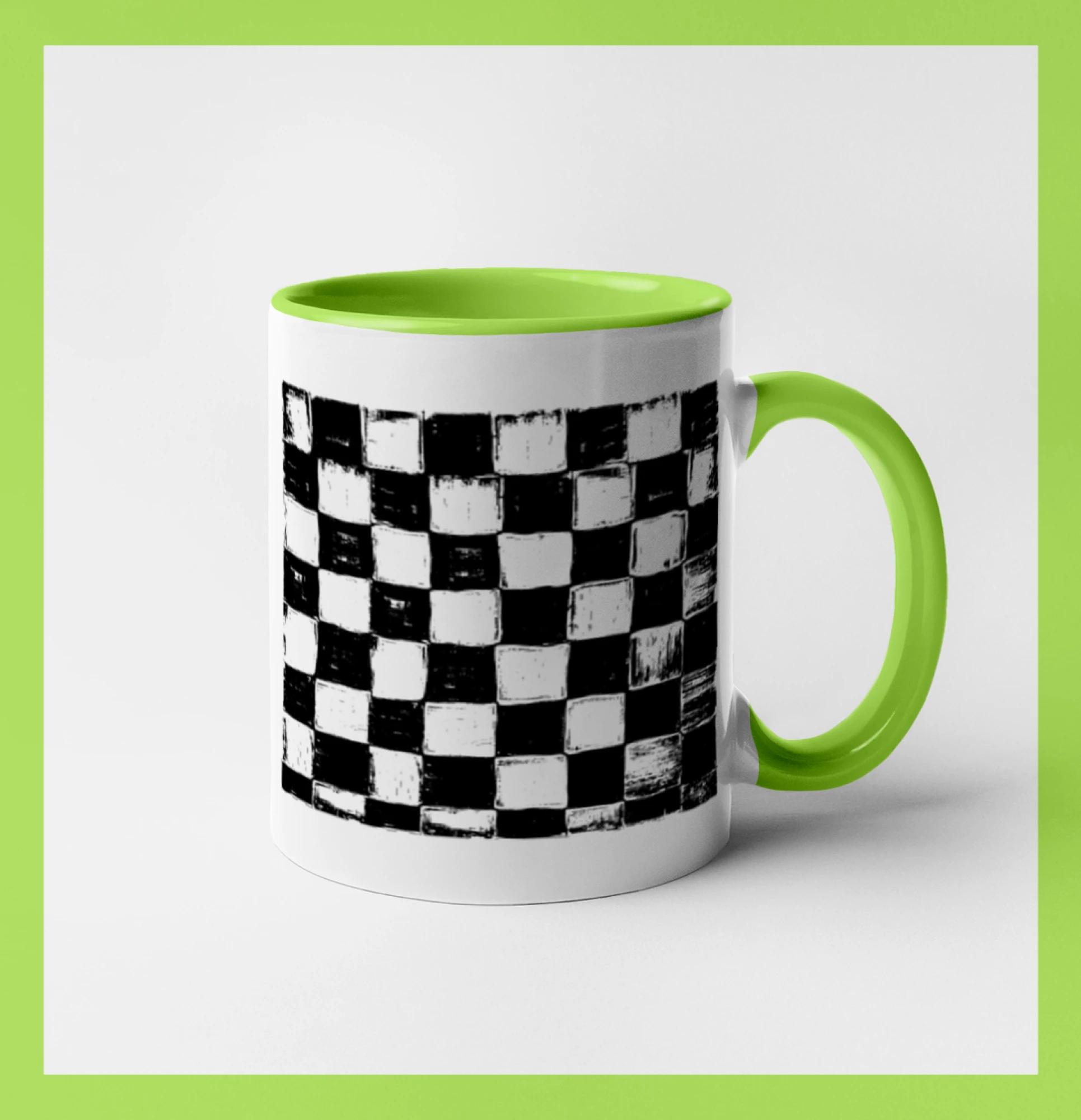 Šachovnice černá kreslená