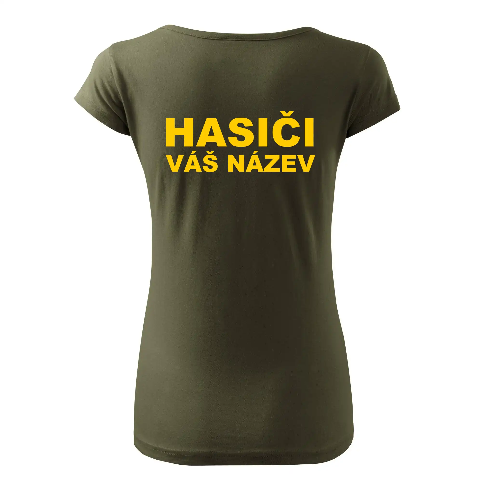Hasiči - žlutý nápis - váš název sboru