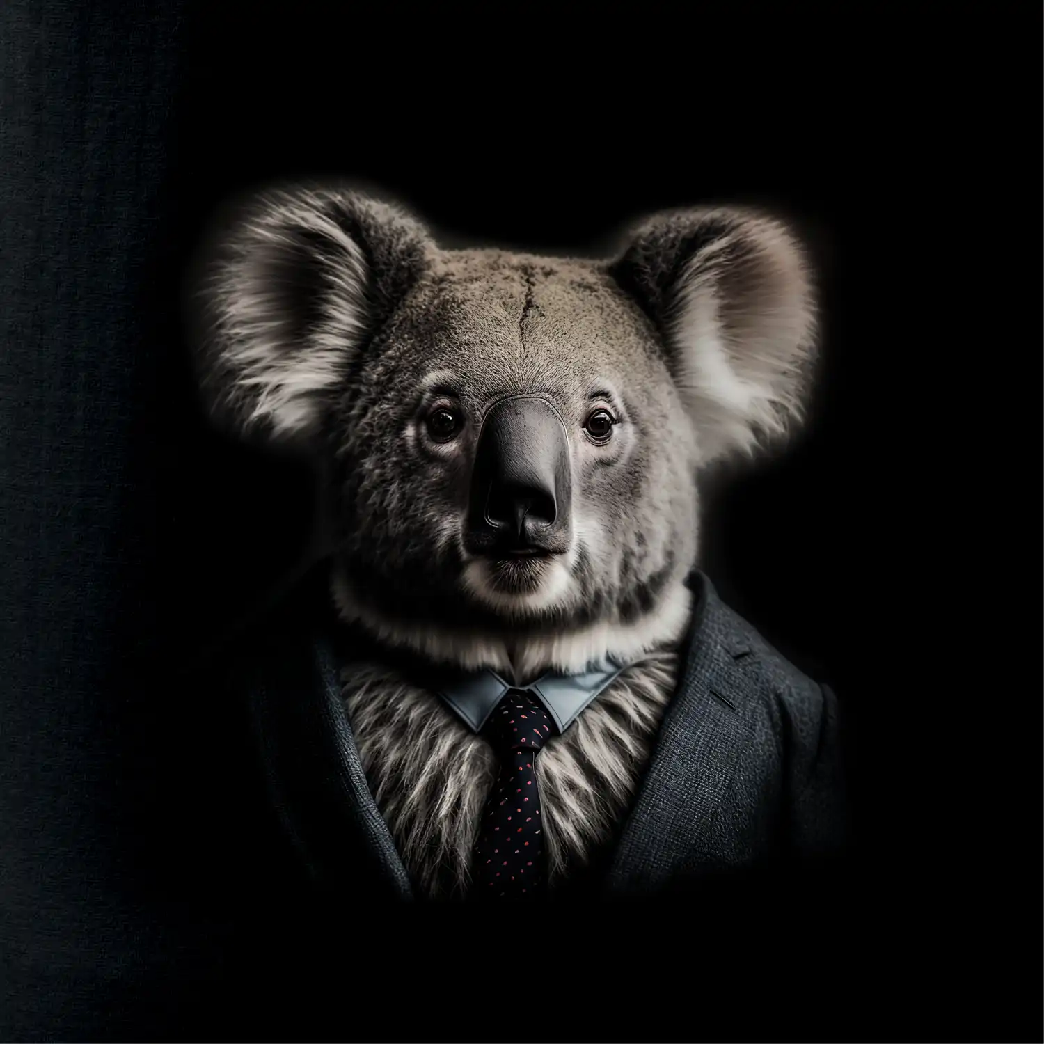 Koala v obleku