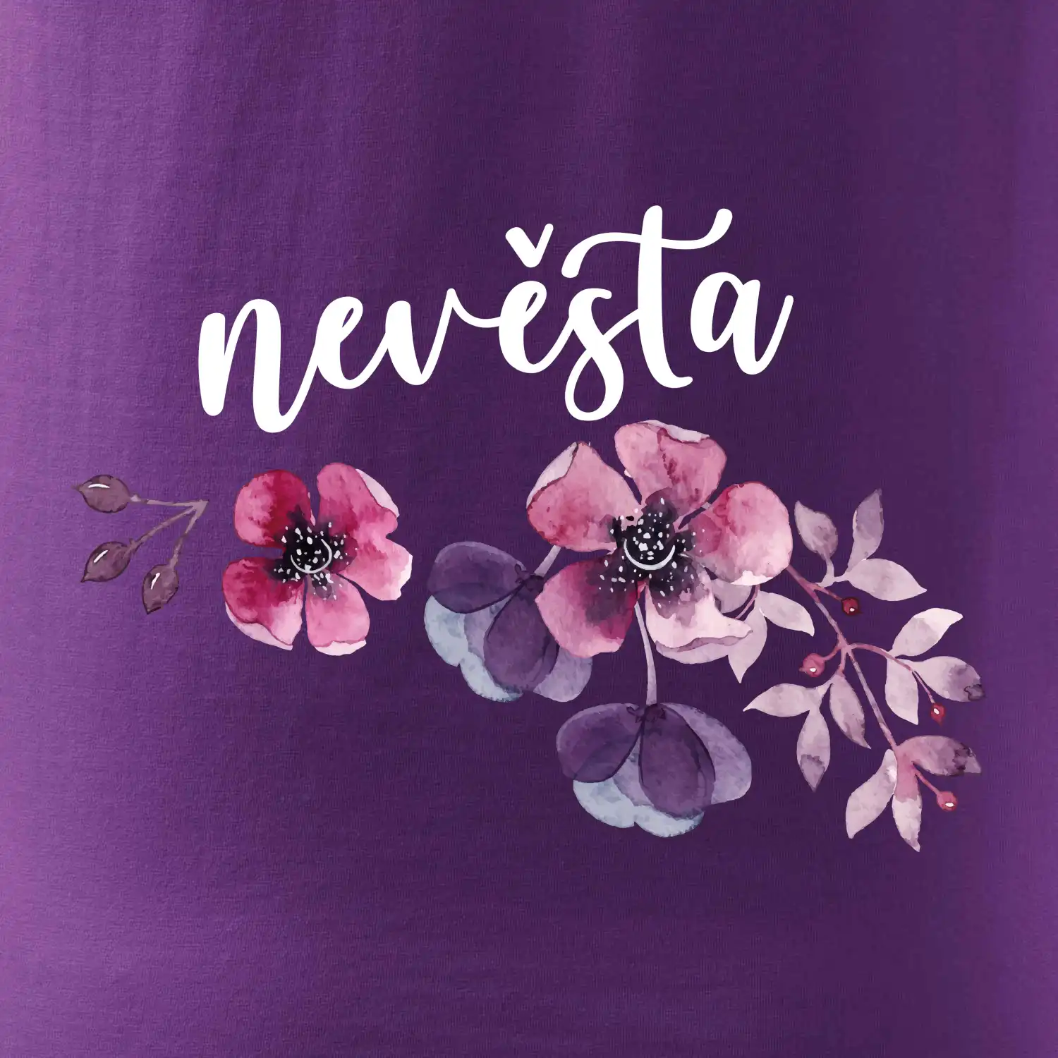 Nevěsta květy růžové