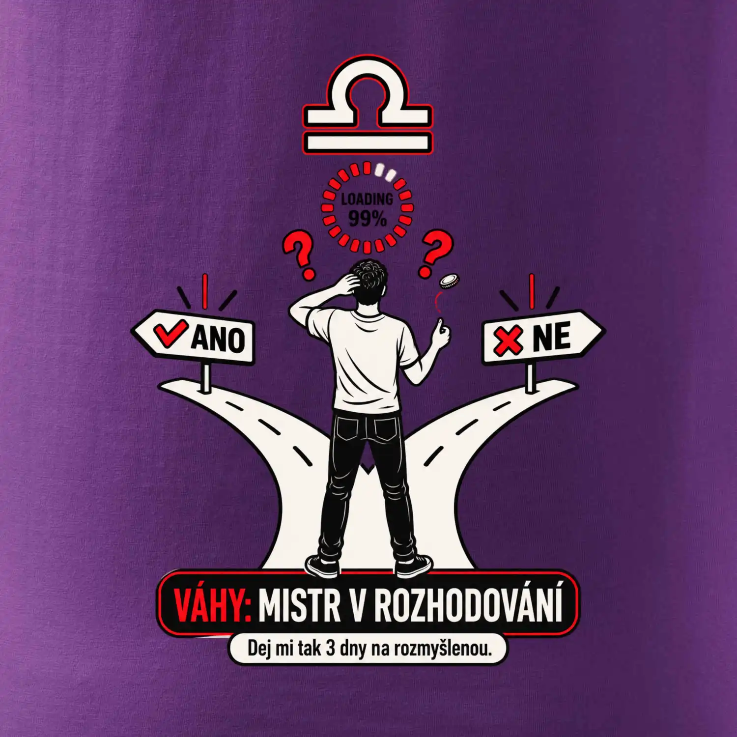 Váhy Mistr v rozhodování 50 50