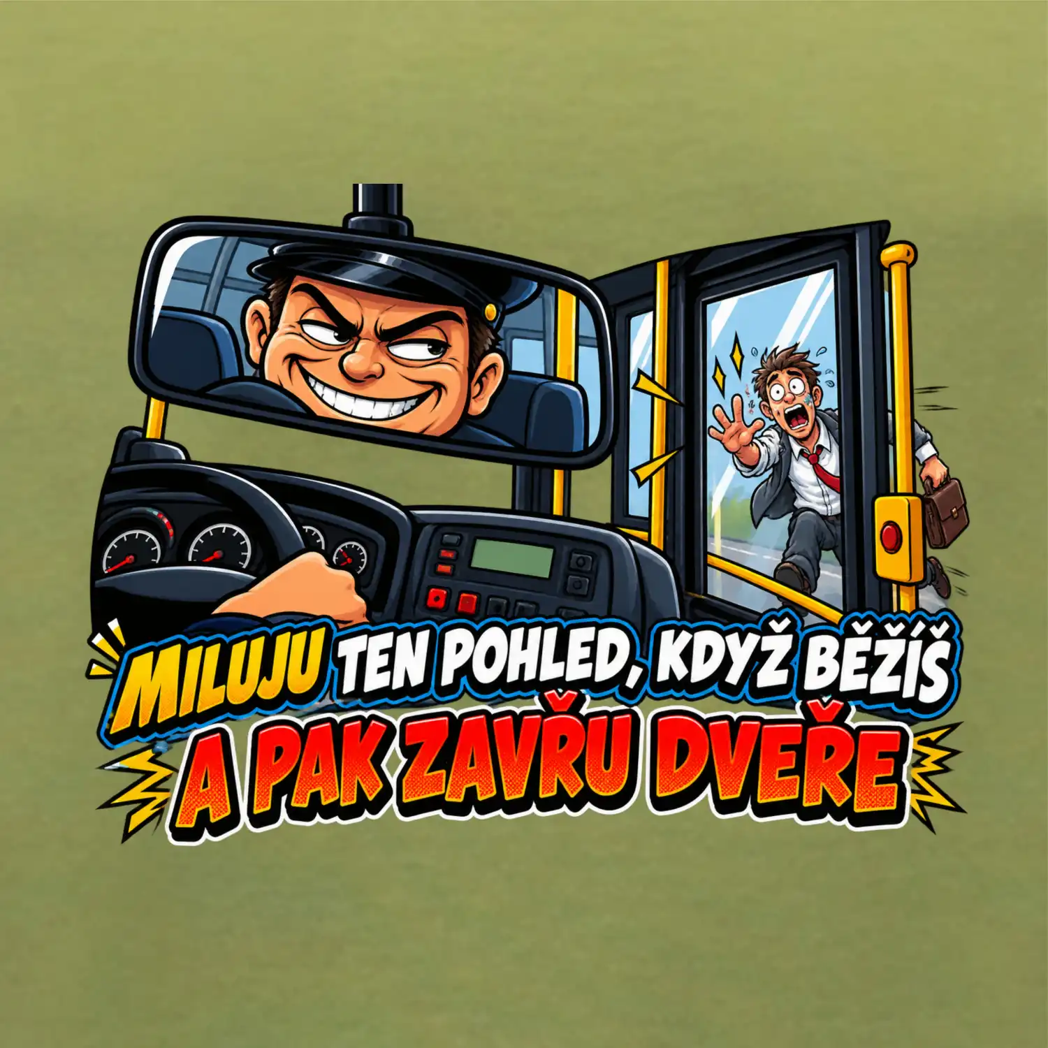 Miluju ten pohled když běžíš a pak zavřu dveře