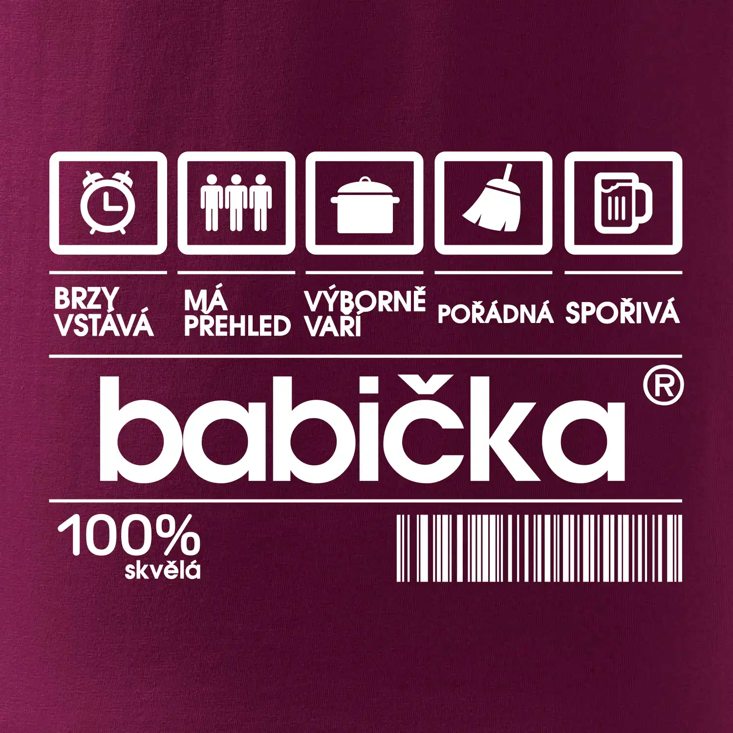Čárový kód babička