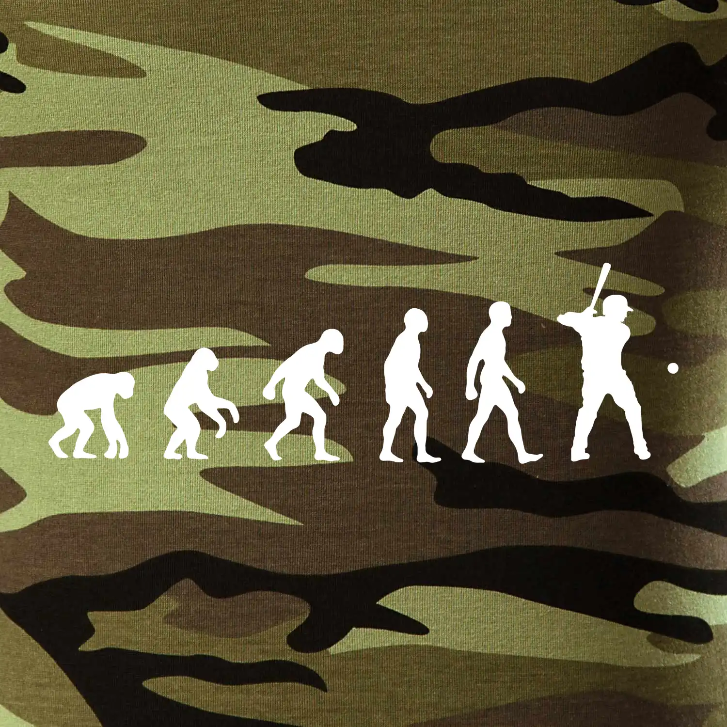 Evoluce baseball pálkař nápřah + míček